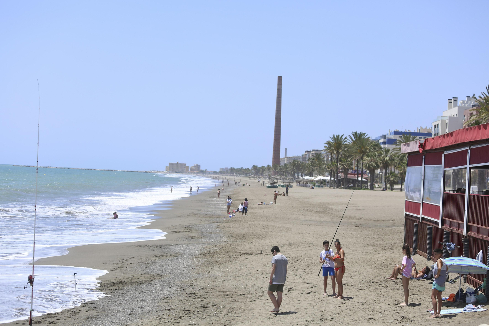 Las playas de Málaga, listas para recibir a los bañistas el lunes