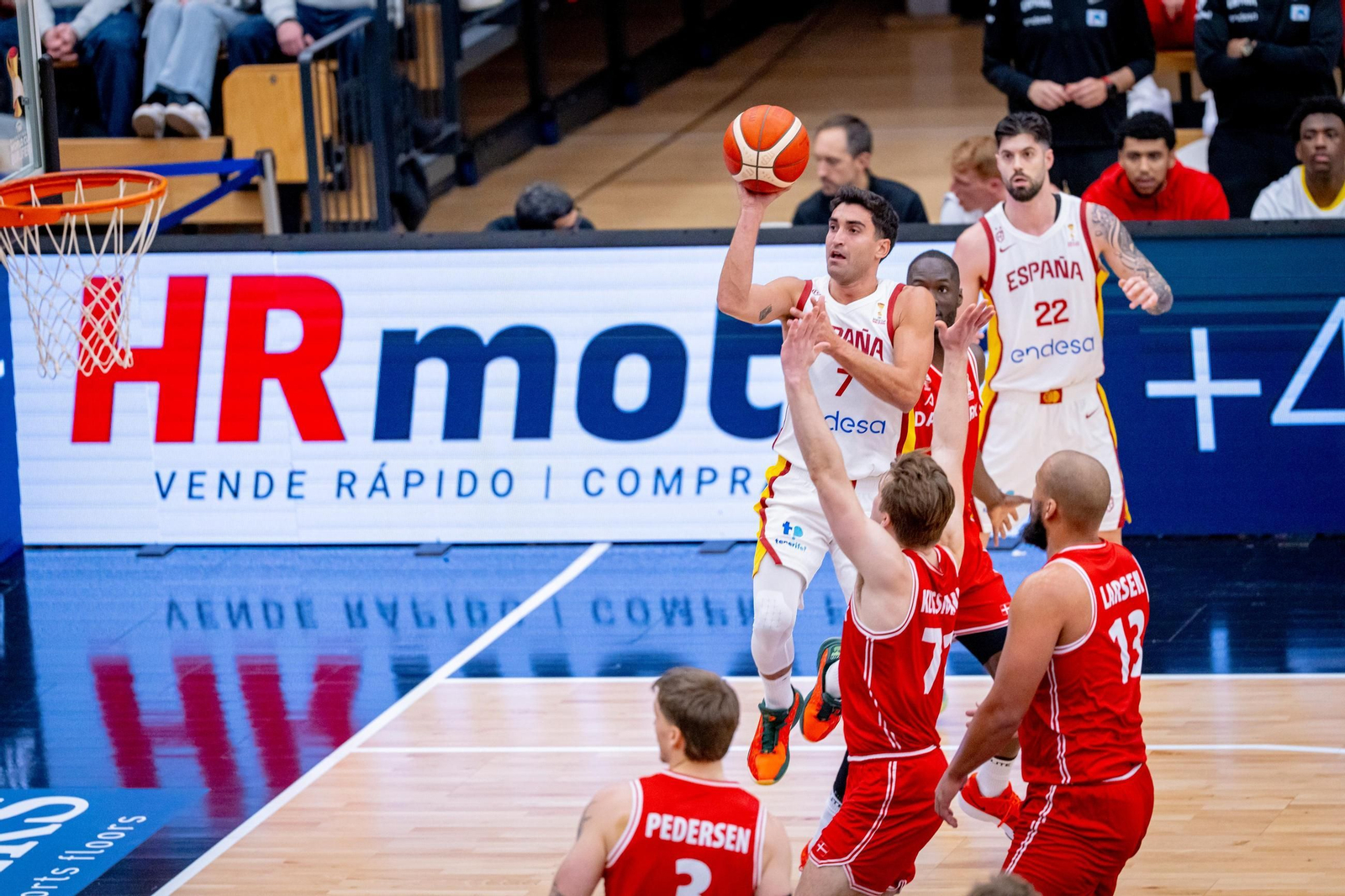 Las mejores fotos del Dinamarca-España de baloncesto