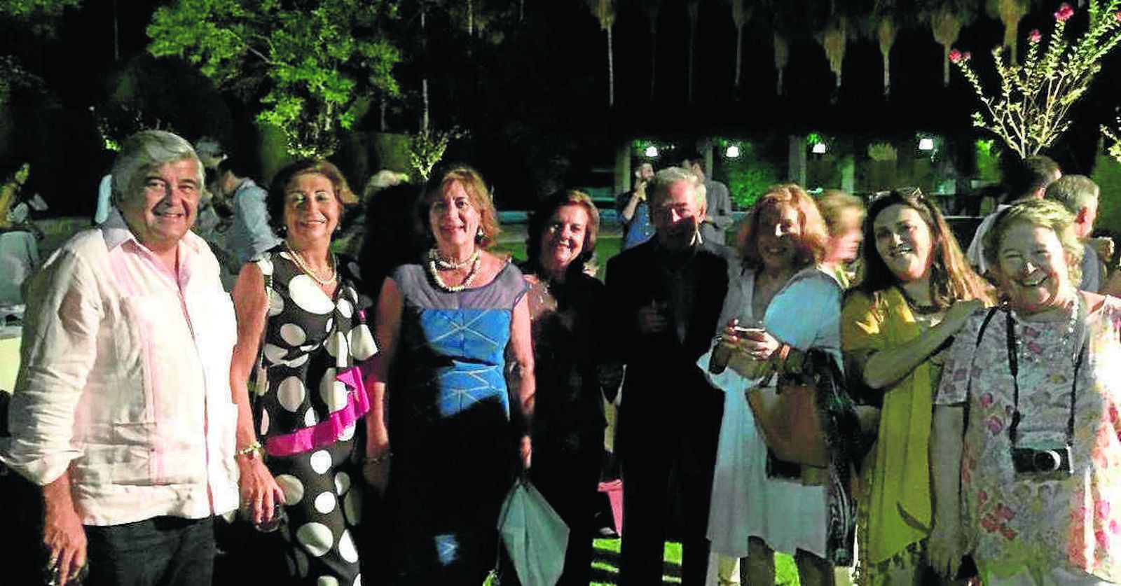 Manuel Barbadillo, Ely González, Jero Galiano, María del Carmen Sánchez, Domingo Vázquez, Mercedes Dávila, Asunción Serrano y Carmen Herrera Dávila.