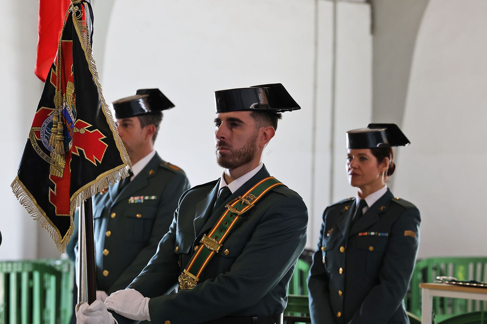 Imágenes de la jura del cargo de Julio Serrano Checa como Jefe de la Comandancia de la Guardia Civil de Huelva