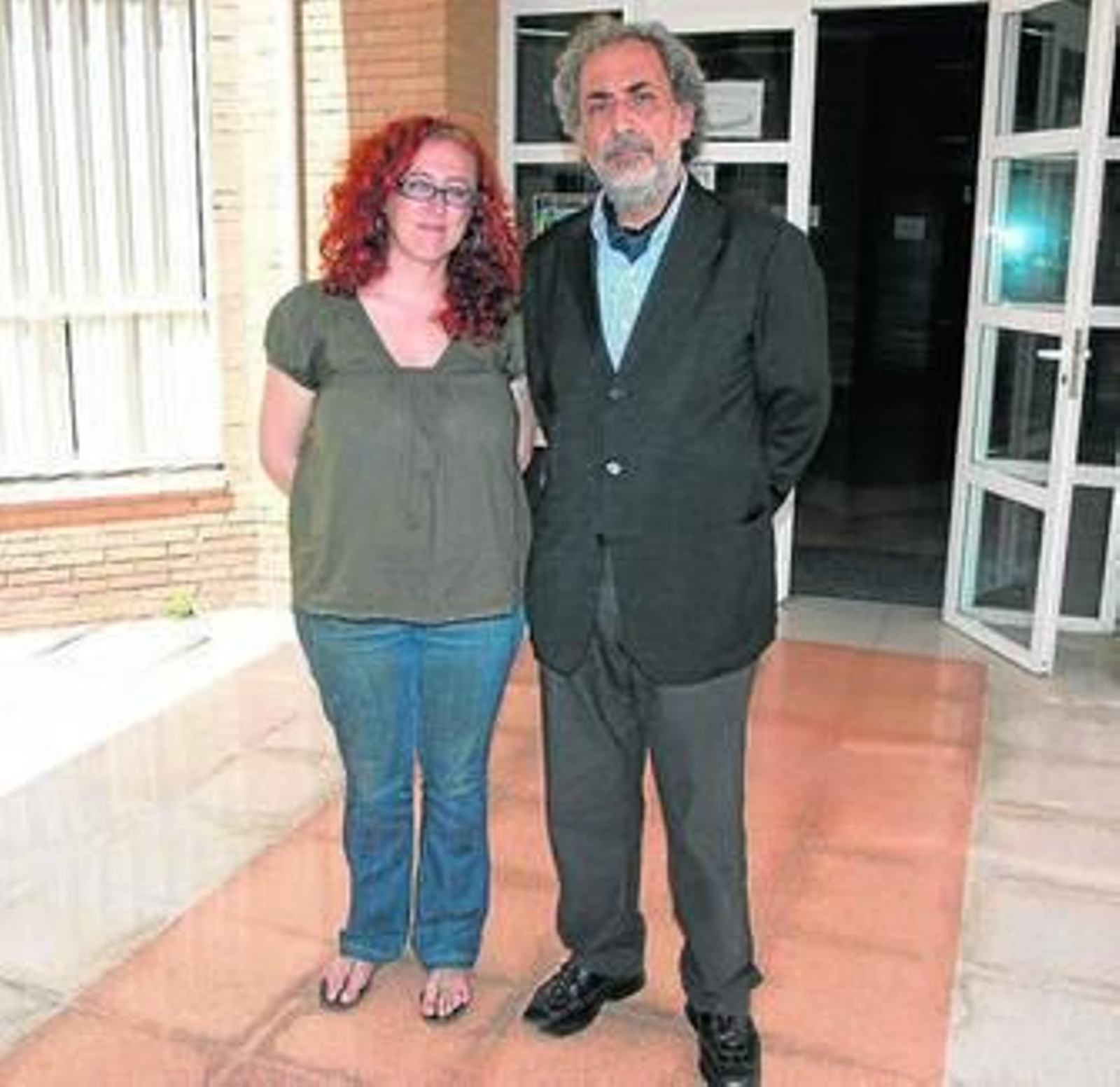 José Chamizo y Estefanía Acién.