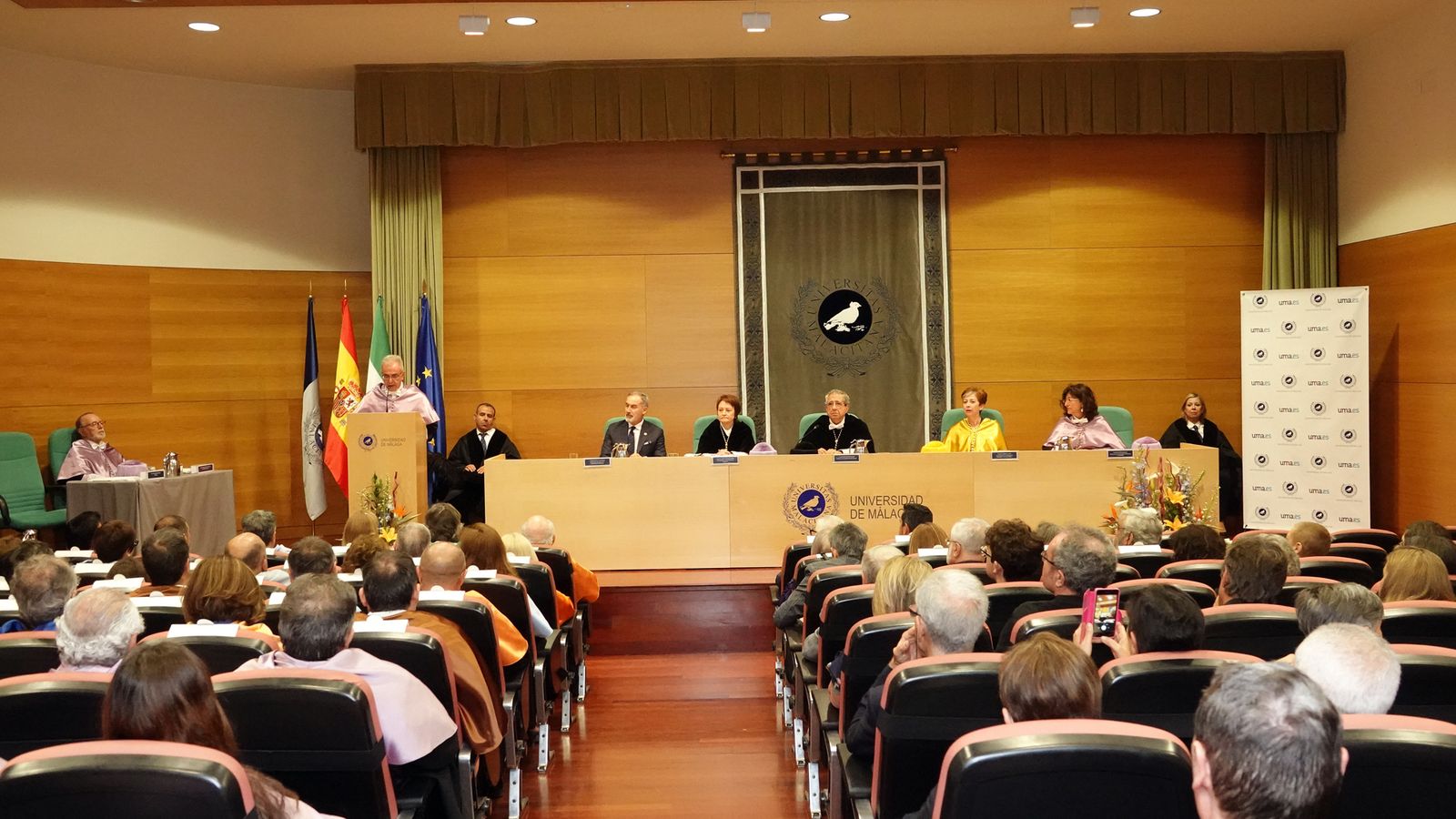 Un momento del acto celebrado este miércoles en el Rectorado.