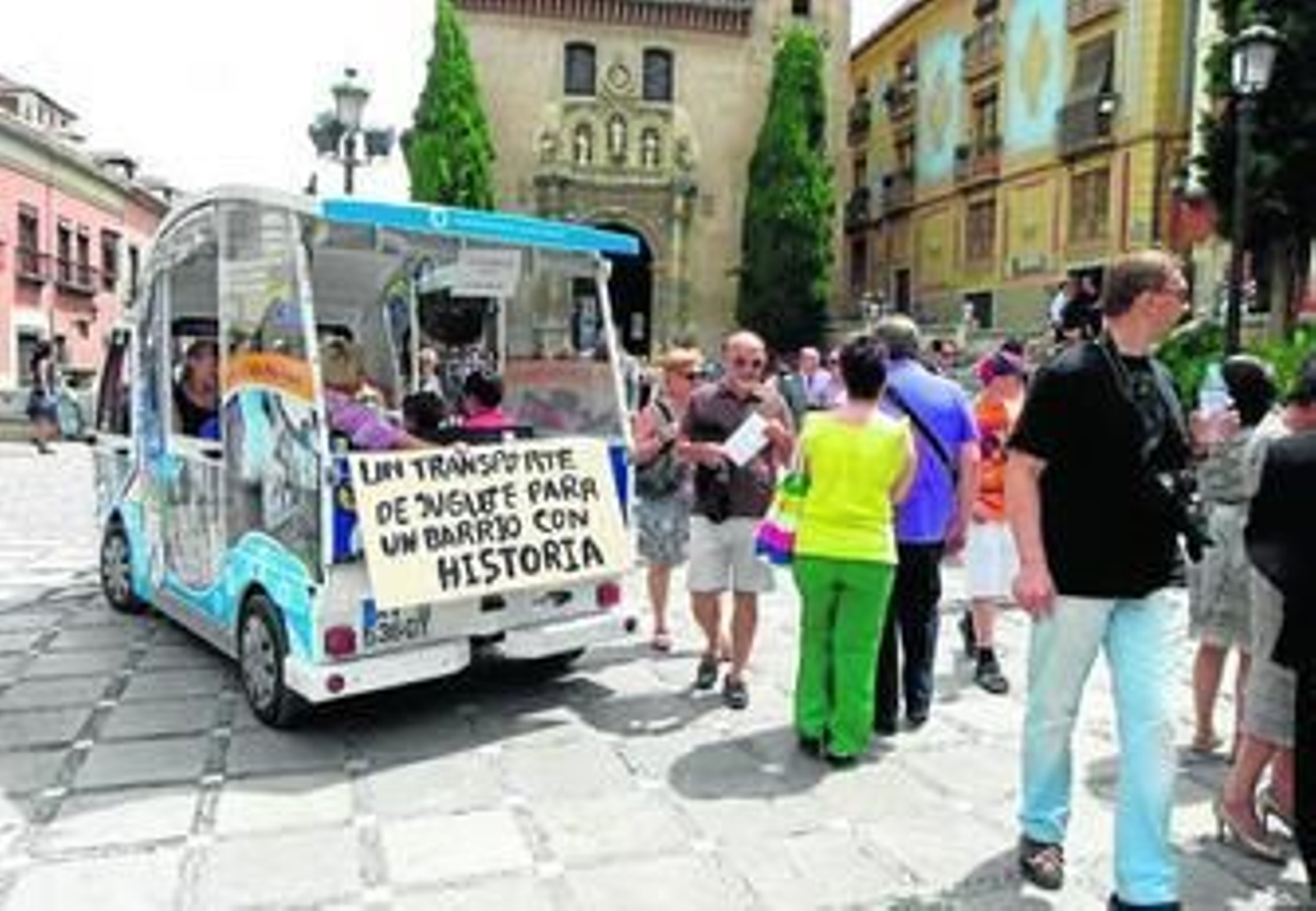 Los vecinos han realizado su protesta durante el fin de semana.