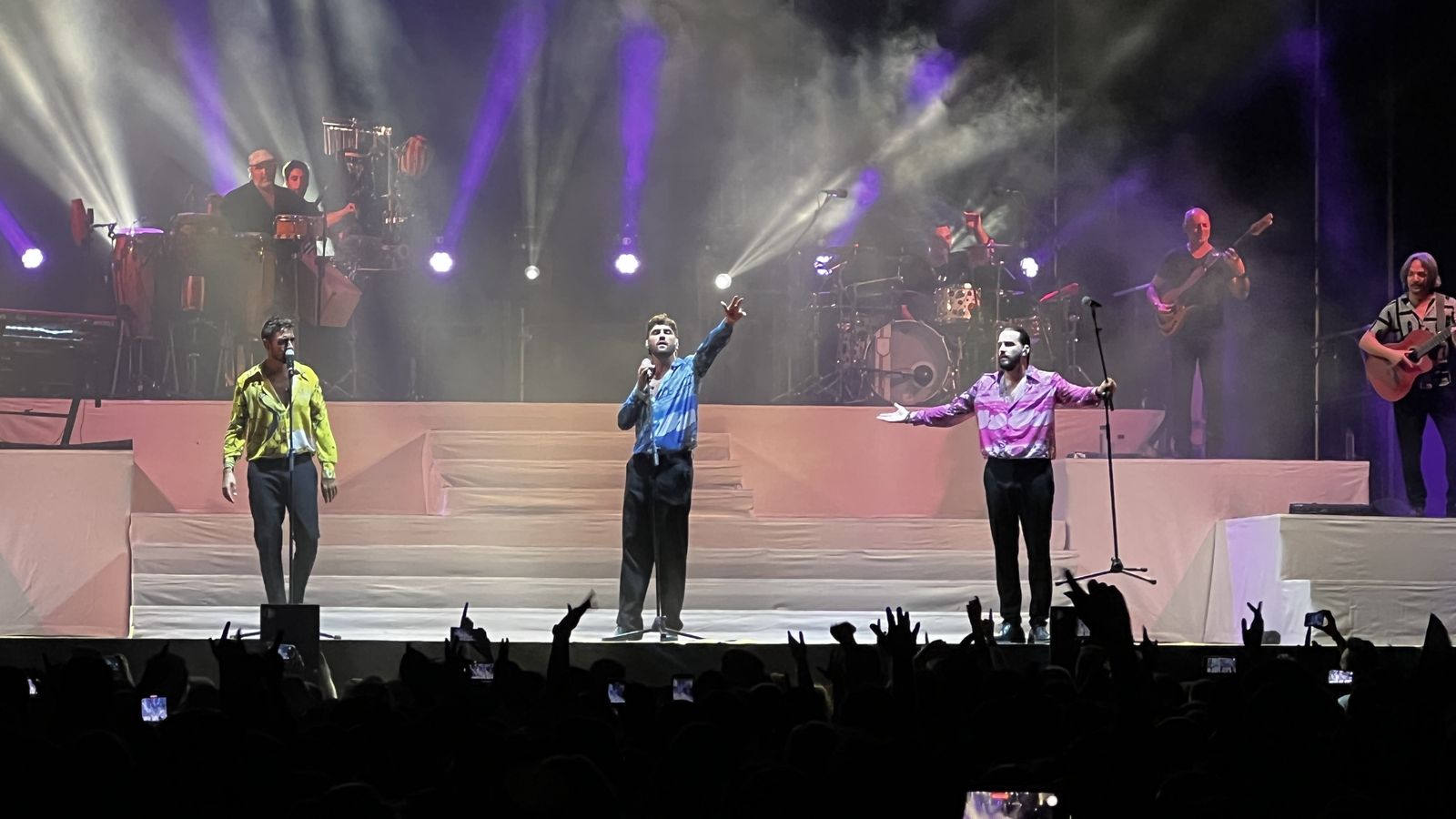 Fondo flamenco, durante su concierto del domingo en la Plaza de Toros de El Puerto.