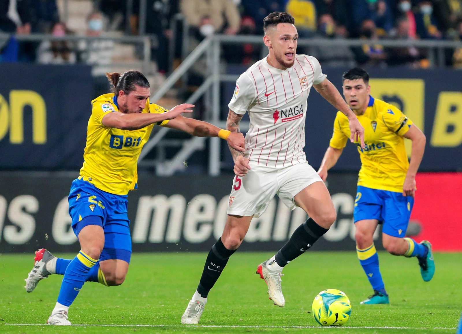 Las imágenes del Cádiz-Sevilla de LaLiga