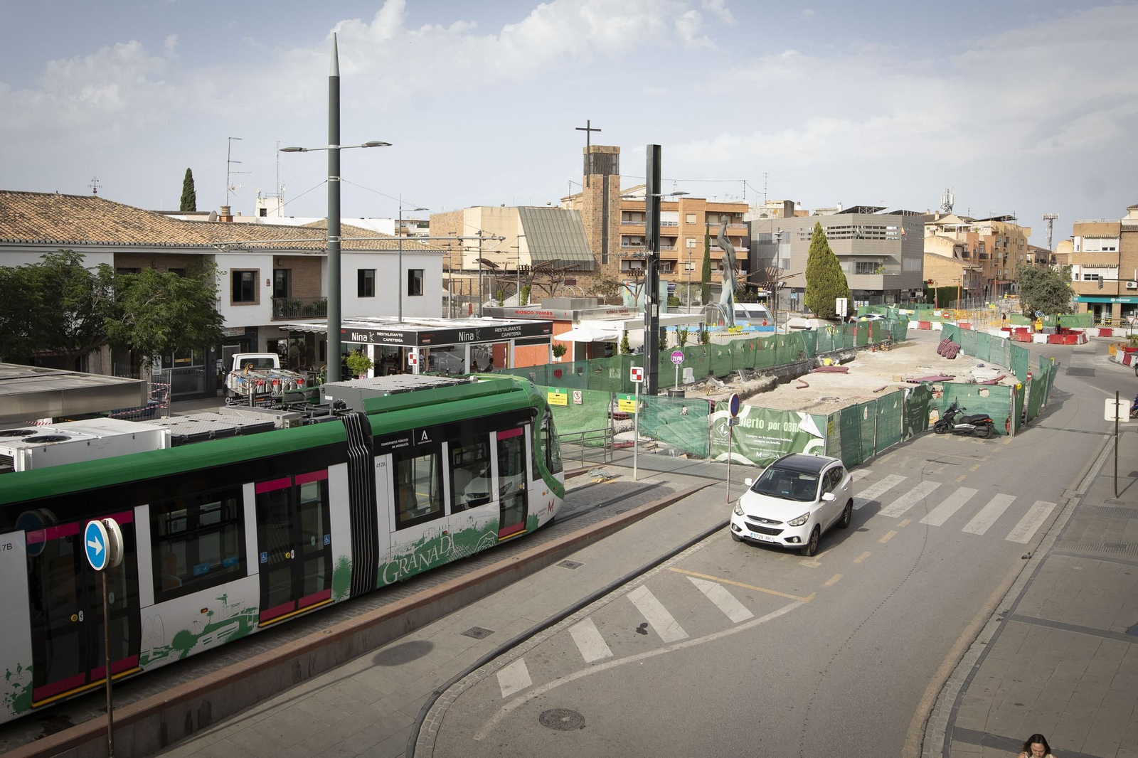 Obras de ampliación del Metro en Granada en Armilla Obras de ampliación del Metro en Granada en Armilla