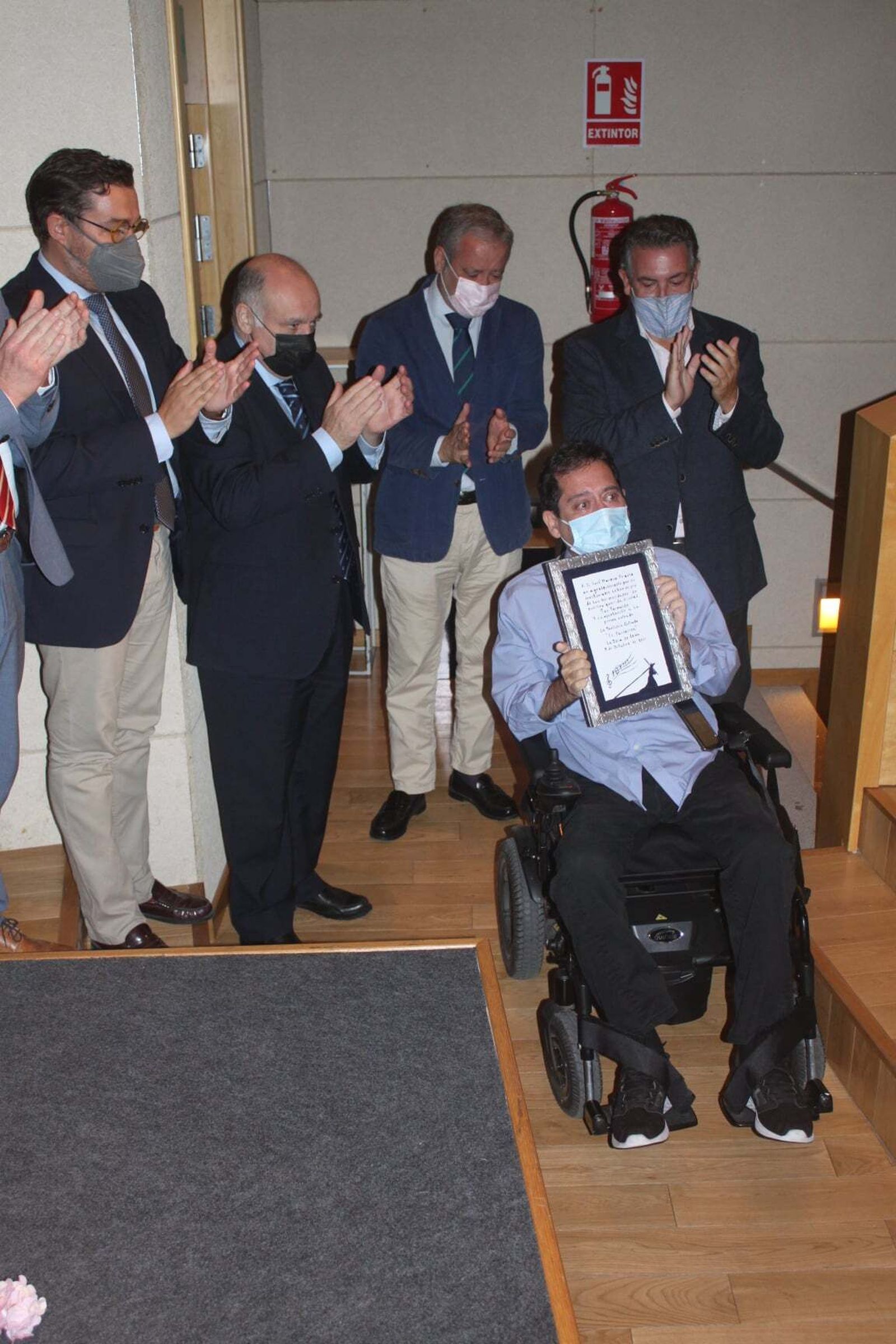 Reconocimiento a José Moreno Fraile por su trayectoria.