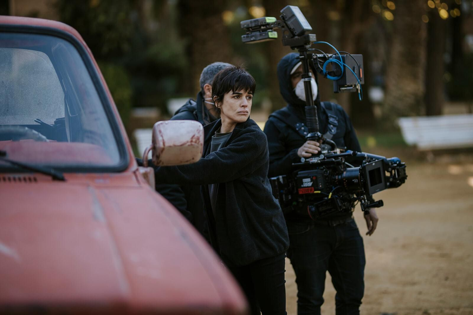 El rodaje de la película 'Lobo feroz', uno de los últimos que se ha realizado en Cádiz.