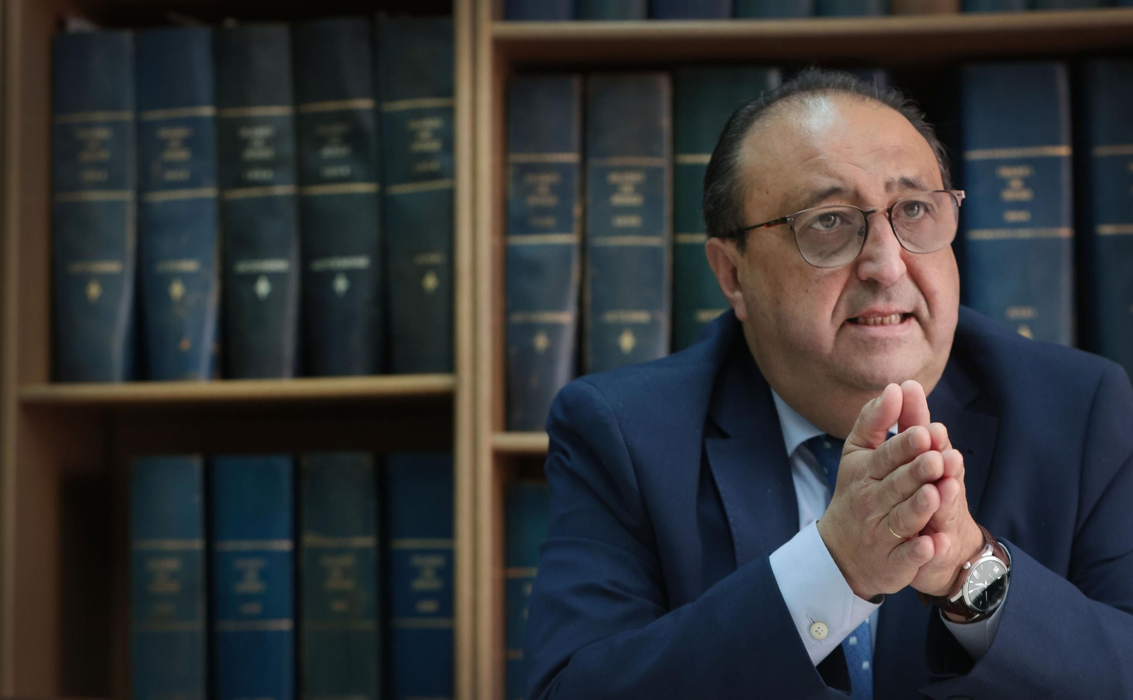 Francisco Zurita durante la entrevista en Diario de Jerez.