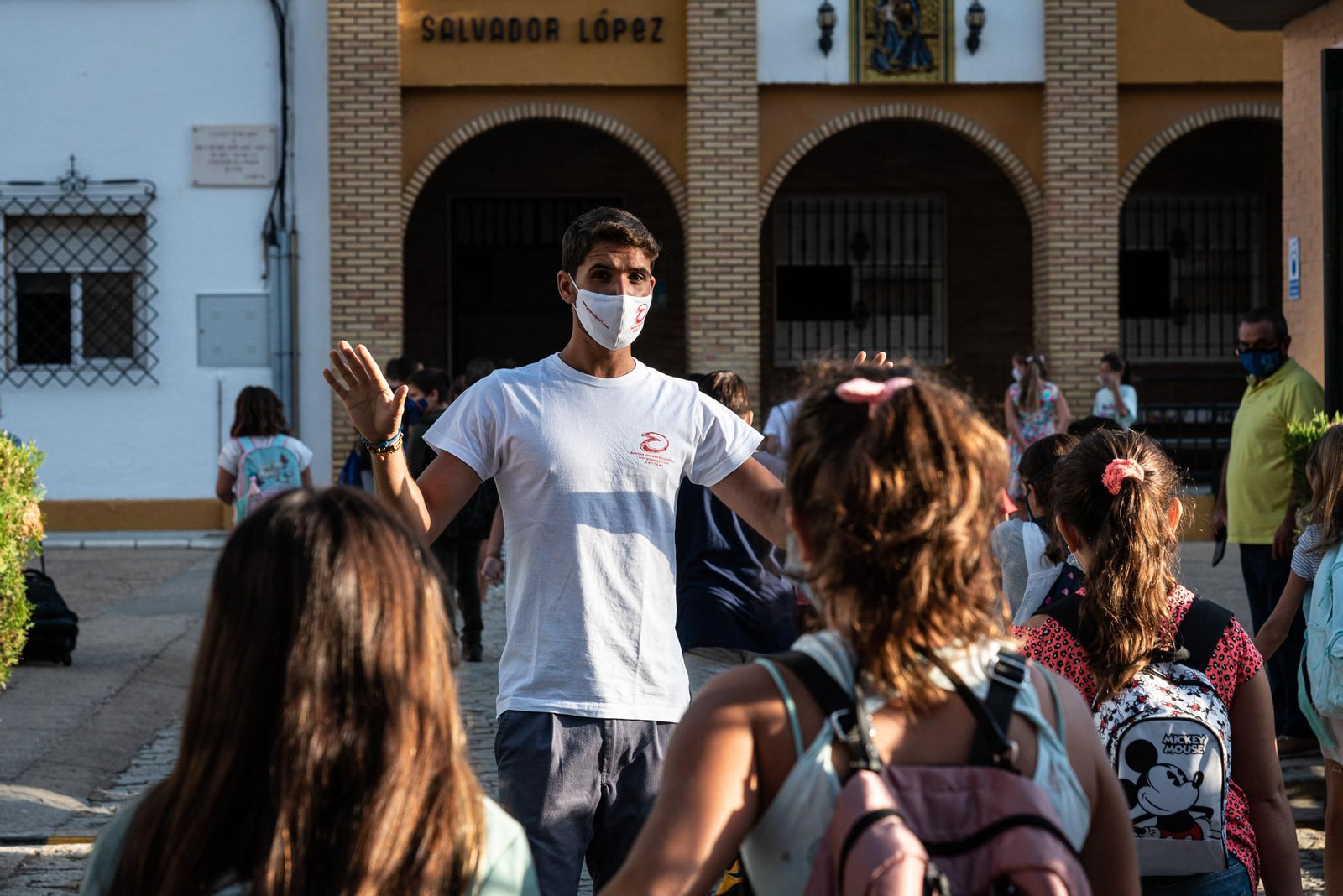 Imágenes de la vuelta al cole en Huelva
