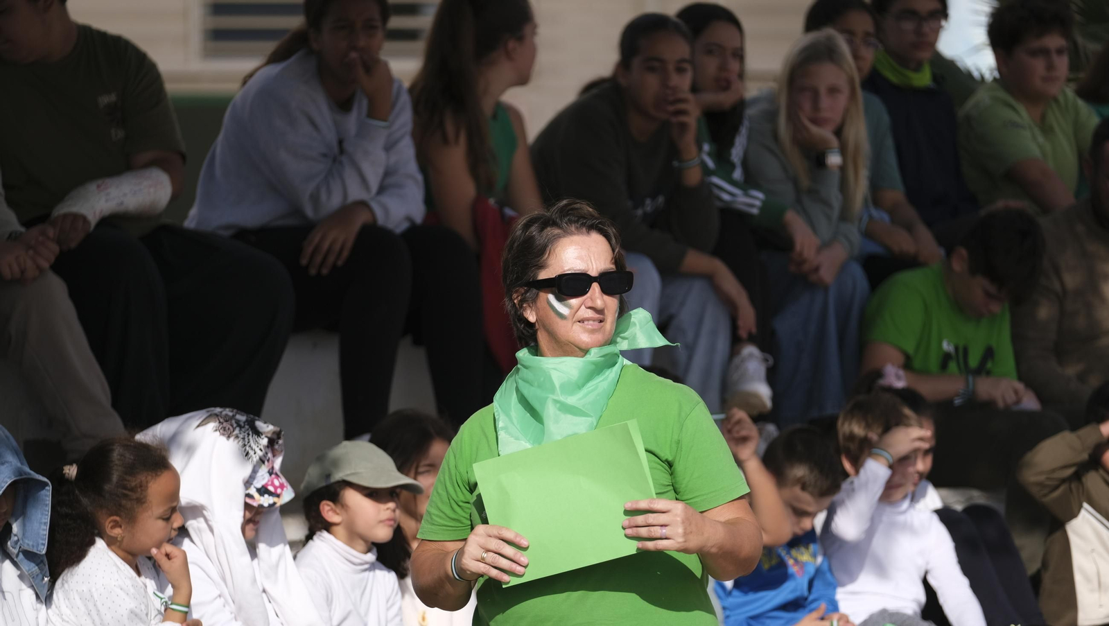 Día de la Bandera de Andalucía en el Colegio Virgen del Mar de Cabo de Gata, en imágenes