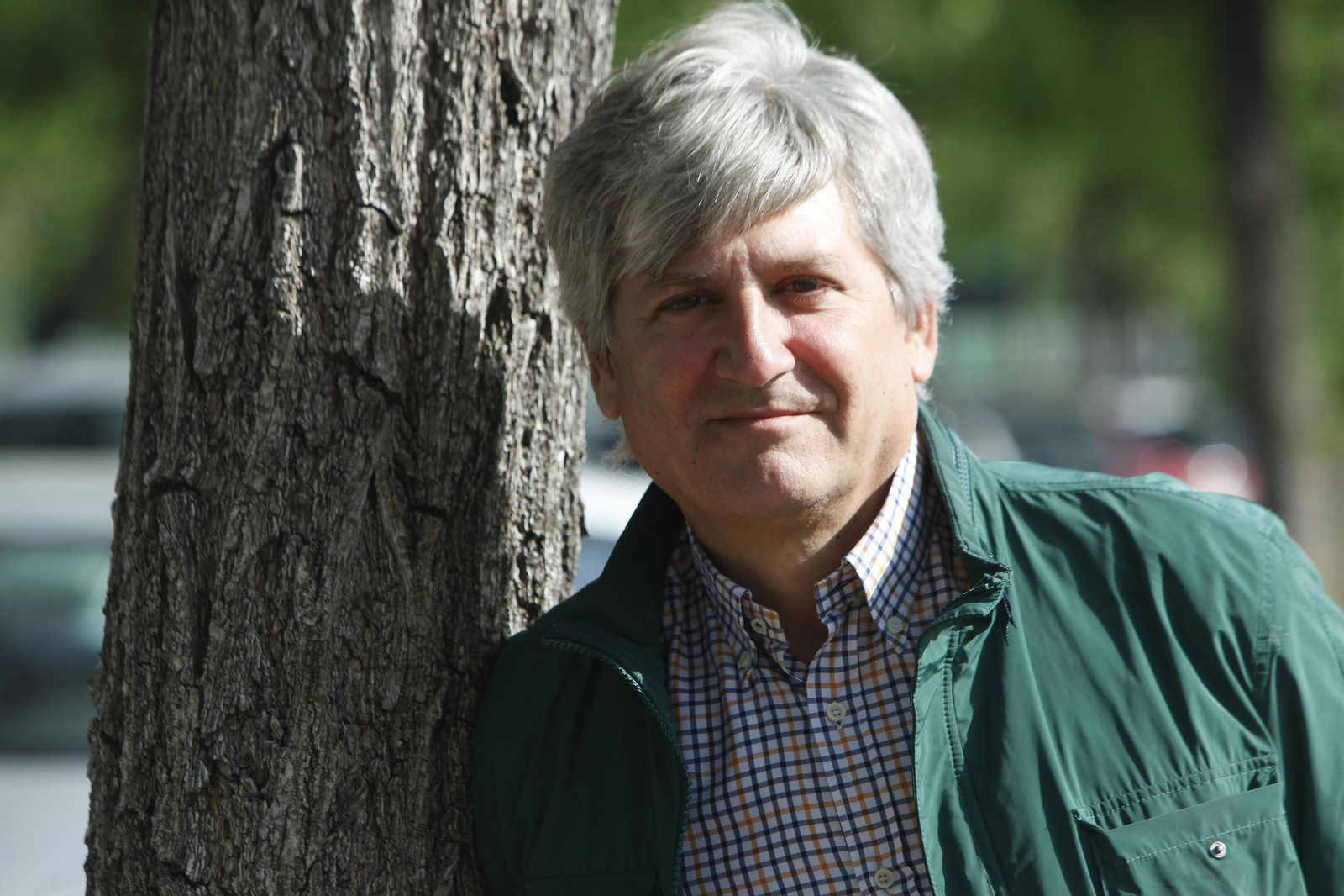 Agustín Villar momentos antes de la entrevista.