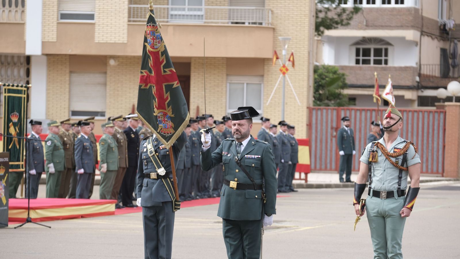 Las imágenes de la toma de posesión del nuevo coronel jefe de la Guardia Civil de Almería