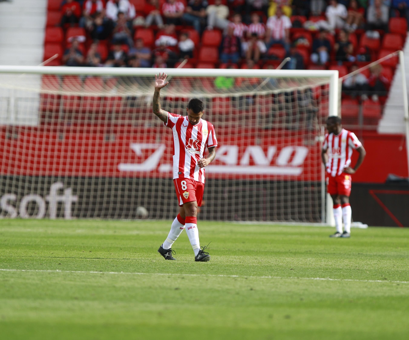 Las mejores imágenes del partido de fútbol U.D. Almería-Villarreal C.F.