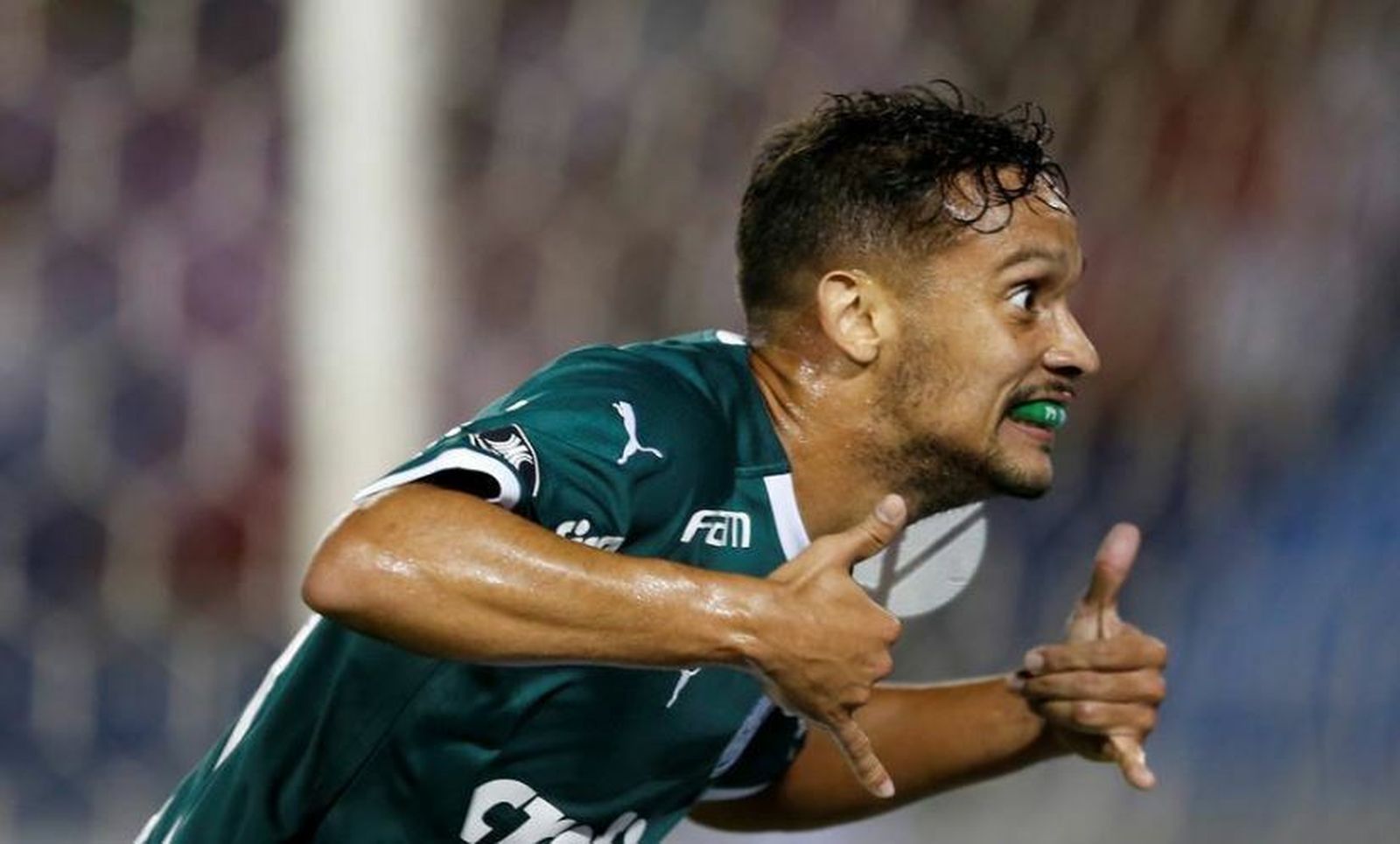 Scarpa, con el Palmeiras.