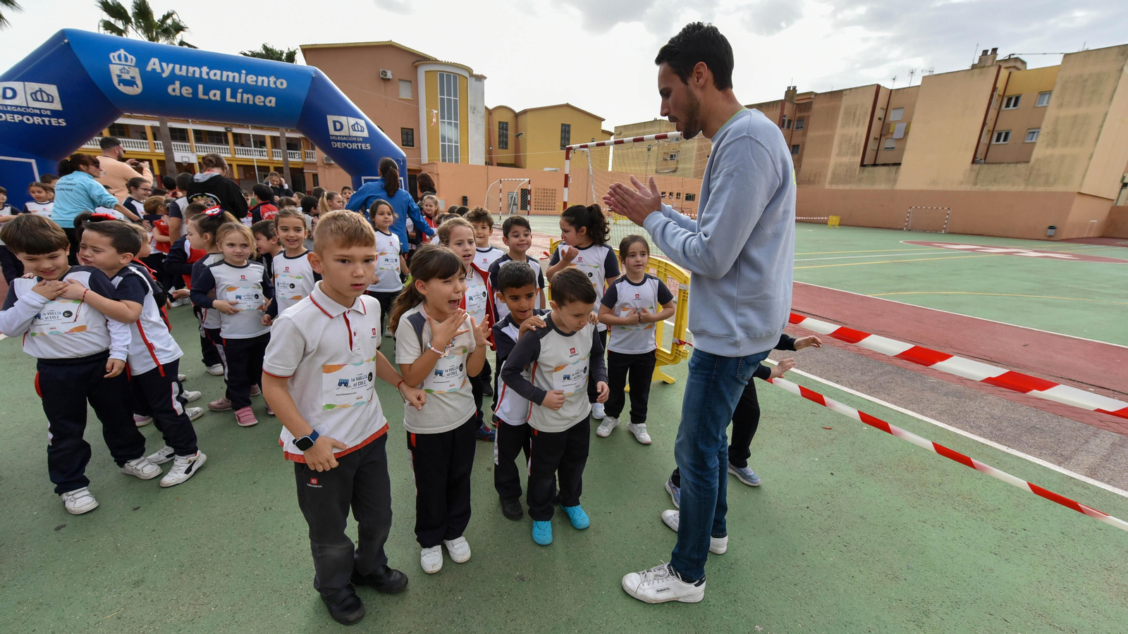Fotos de la carrera contra la leucemia del Colegio Salesianos de La Línea
