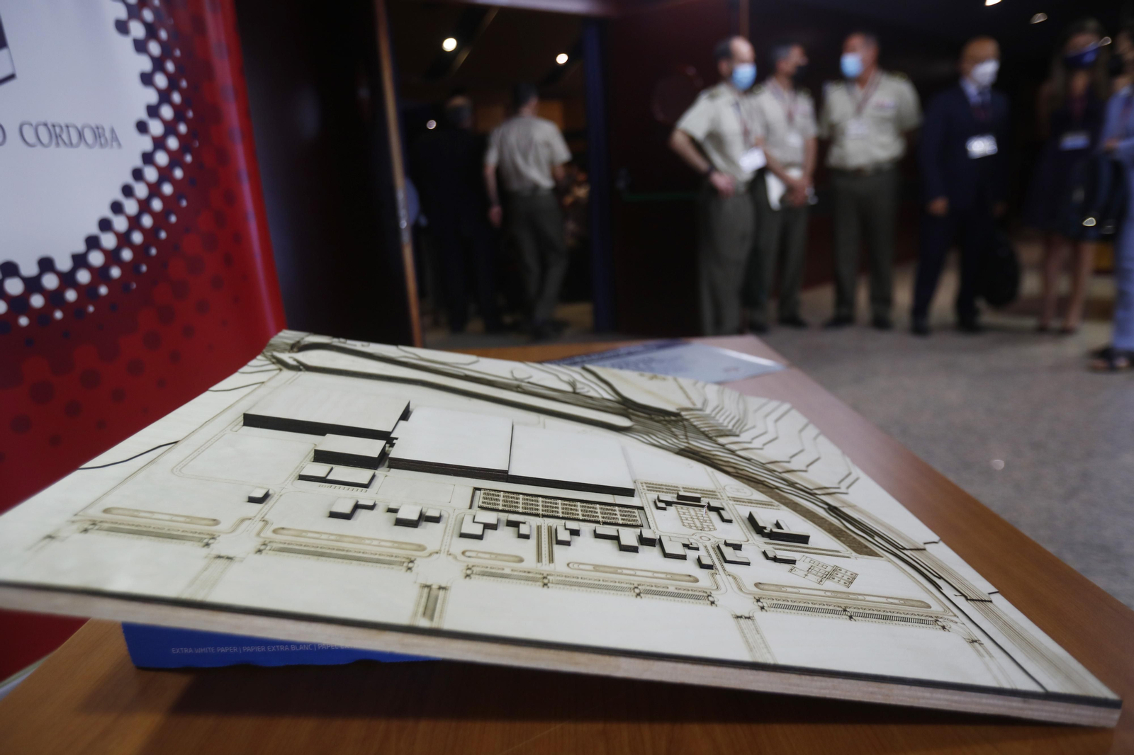 Maqueta de la Base Logística del Ejército de Tierra en Córdoba.