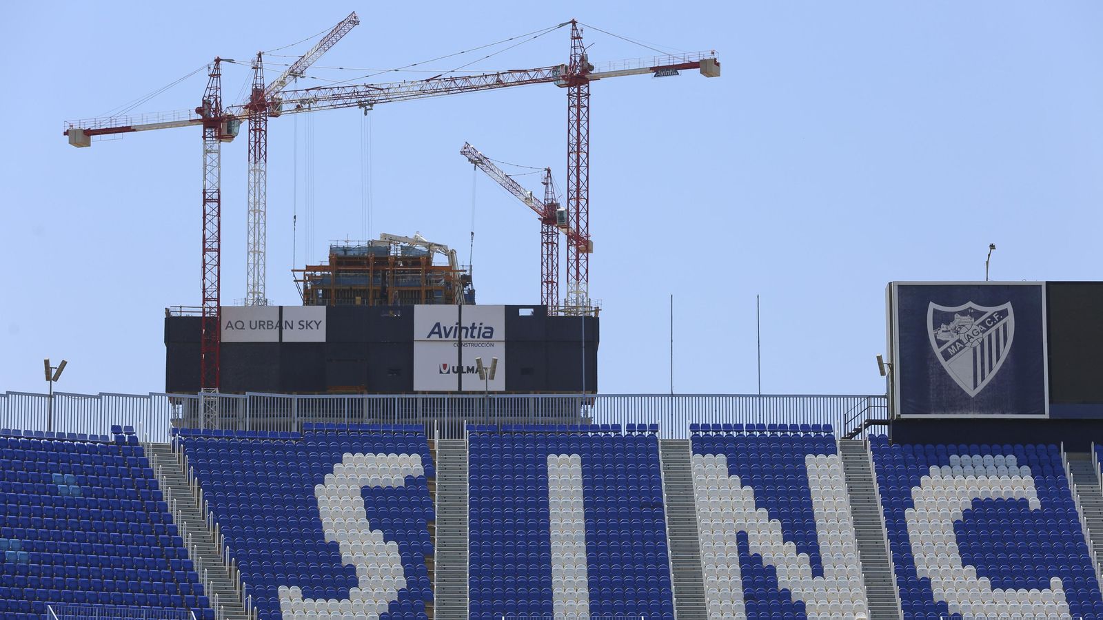 El nuevo palco VIP de los vecinos de La Rosaleda