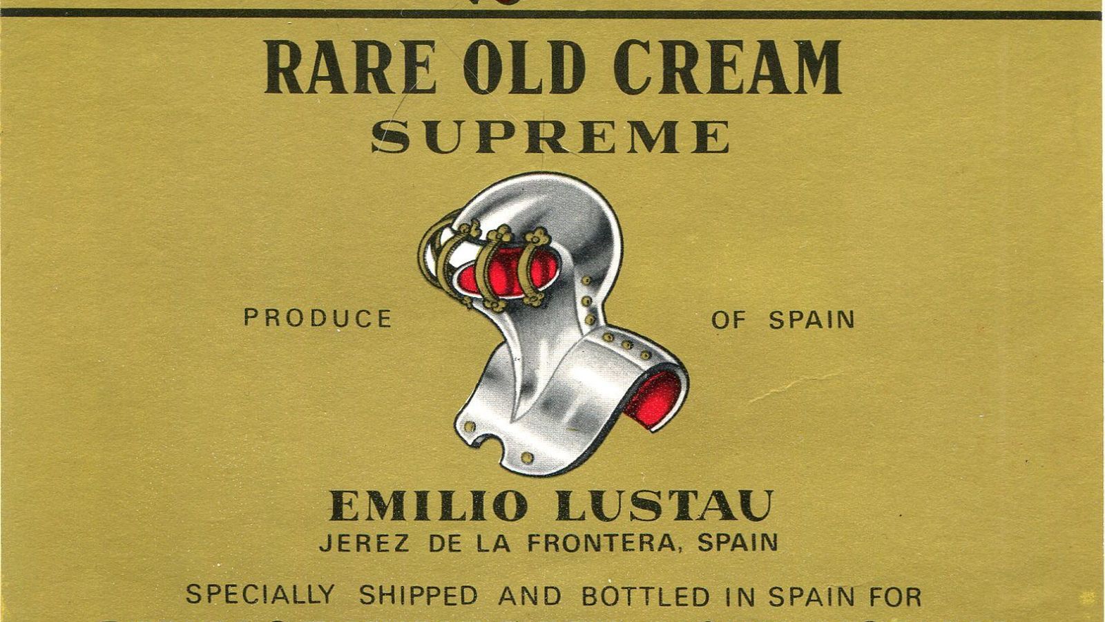 Lustau y su Rare Old Cream Supreme Don Quixote.