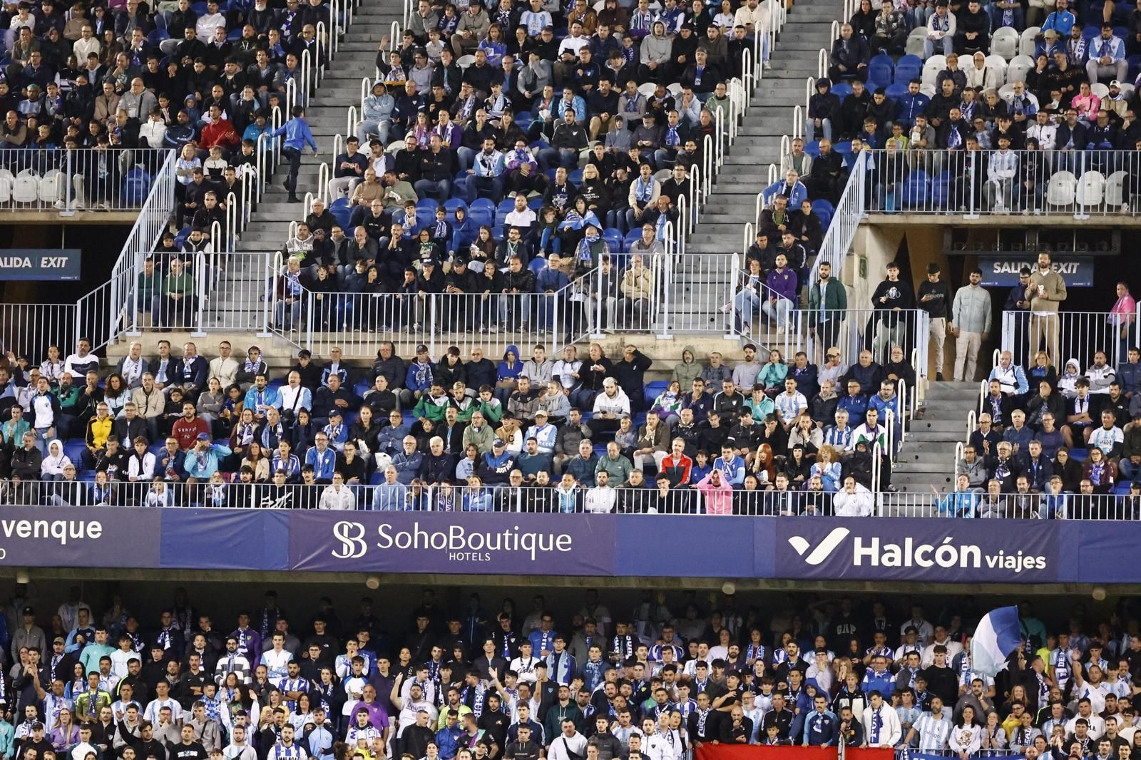 Búscate en las gradas de La Rosaleda en el Málaga CF-Córdoba