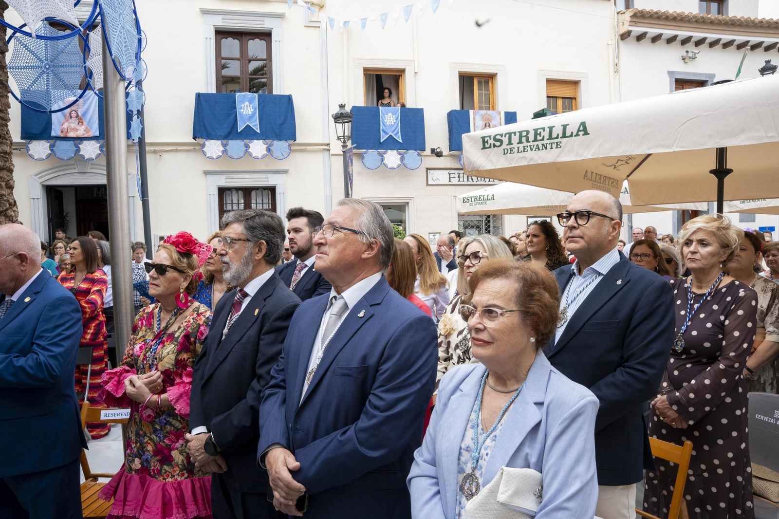 Las imágenes de la misa y procesión en Macael por las fiestas en honor a Nuestra Señora del Rosario