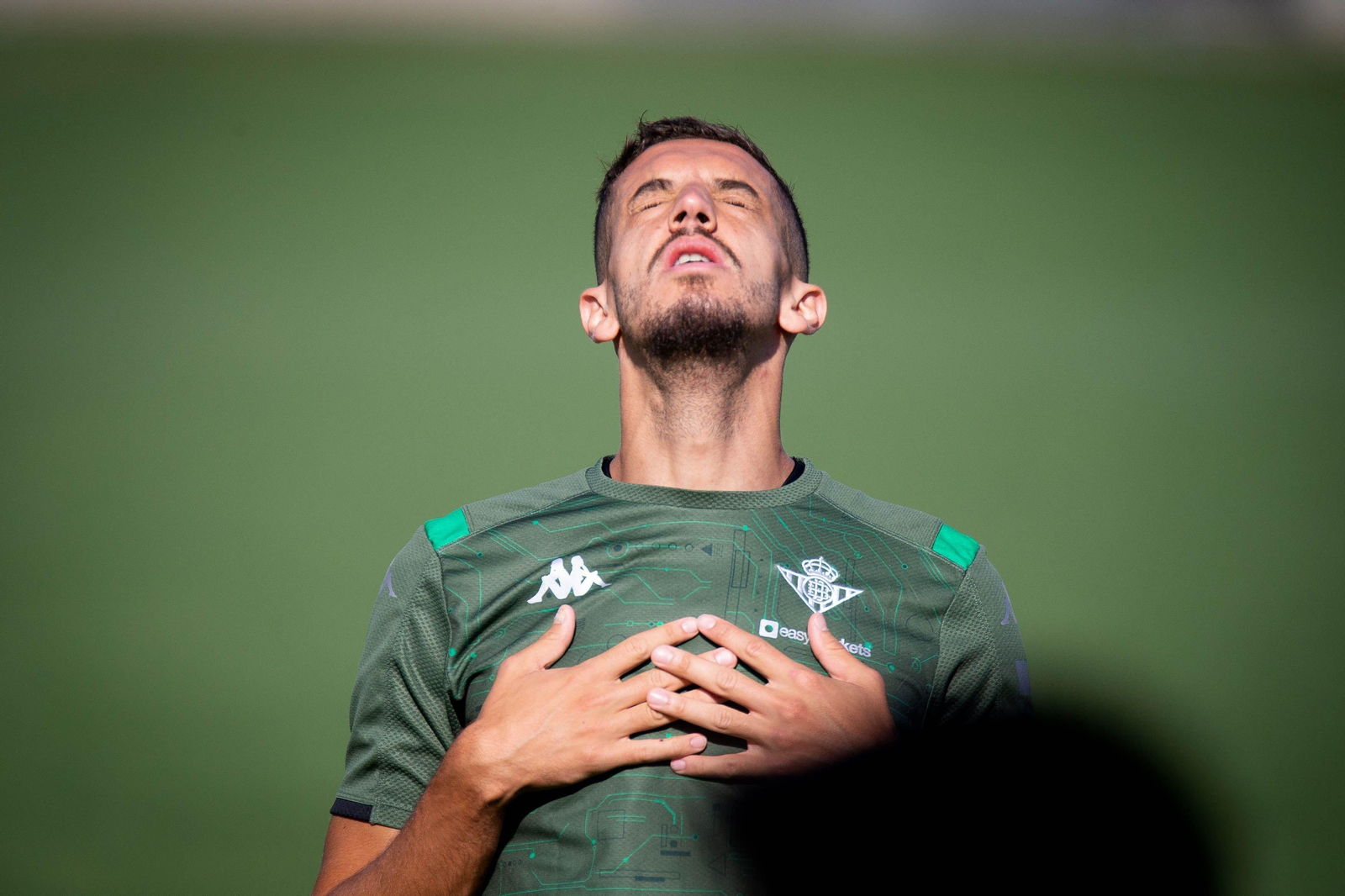 Zou Feddal, durante un entrenamiento.