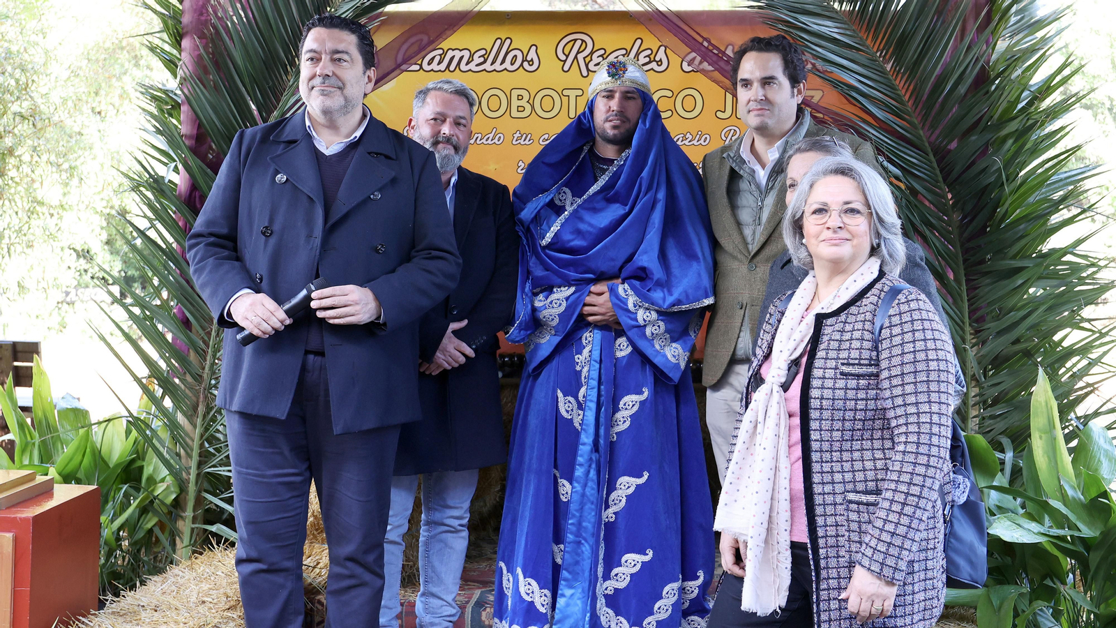 Asad recibe a los niños en el Zoo de Jerez