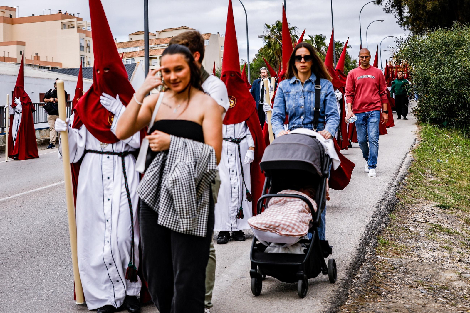 Las imágenes de la Hermandad de Tres Caídas de la Semana Santa de San Fernando 2025