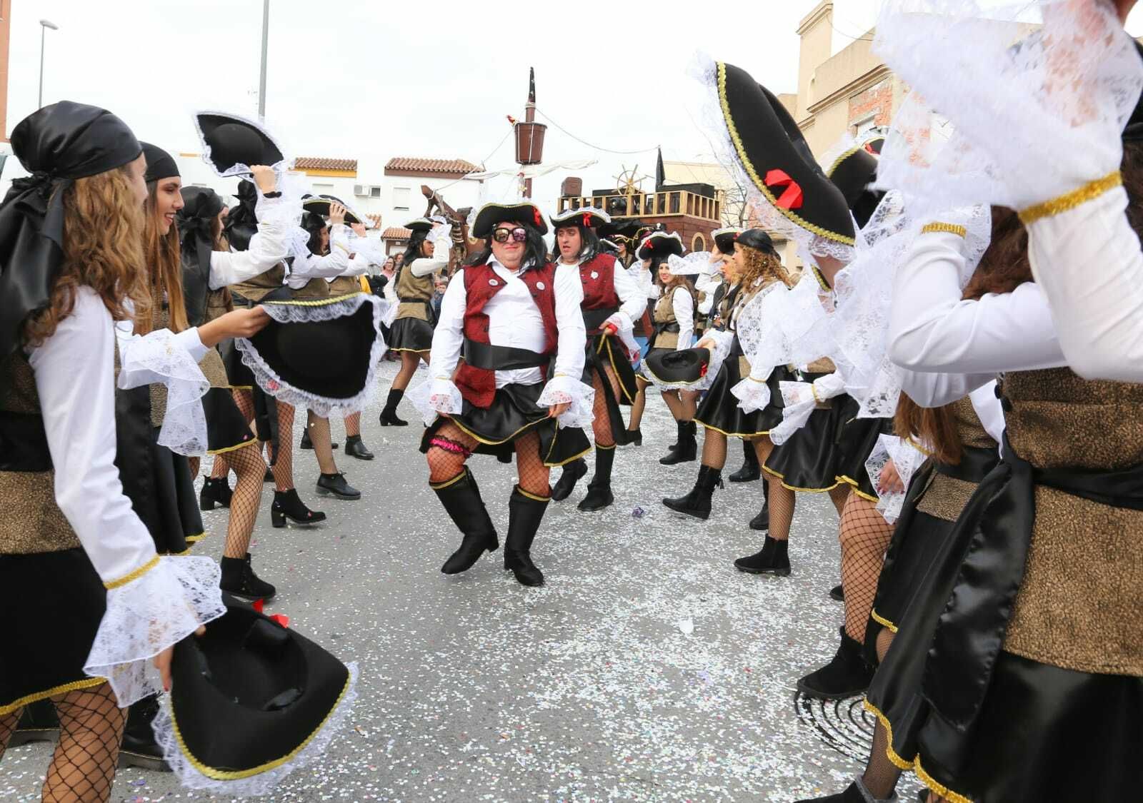 Imágenes de la Cabalgata del Humor en Chiclana