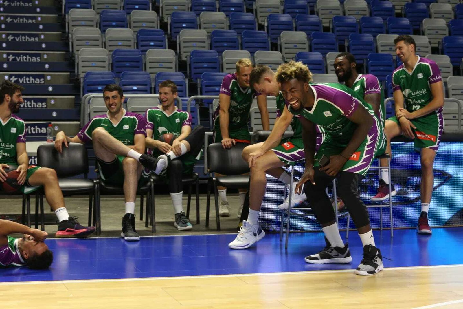 Fotos: El buen rollo del Unicaja en el Media Day