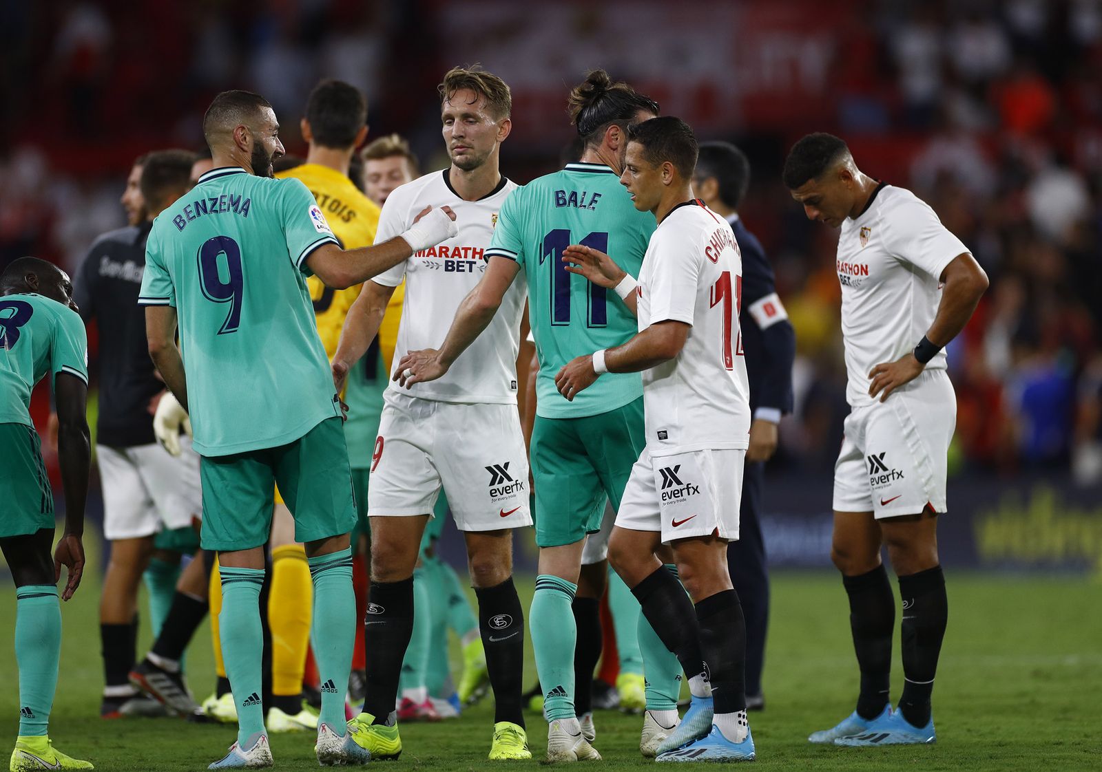 Las imágenes del Sevilla-Real Madrid