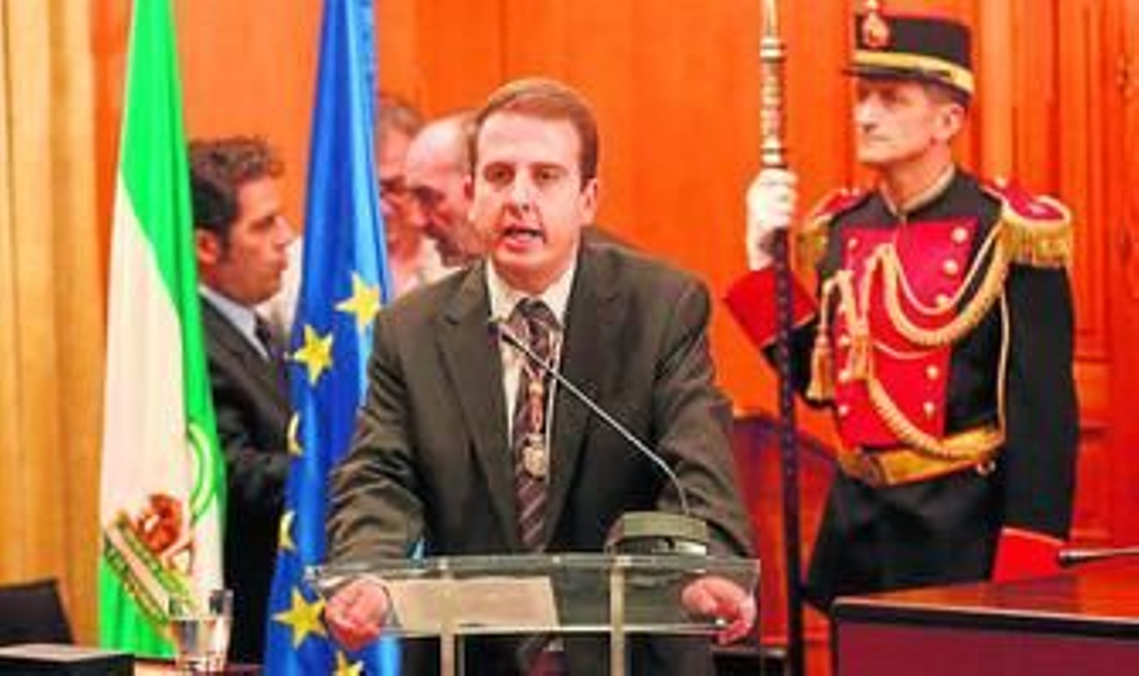 Rafael Carlos Serrano, durante su intervención.