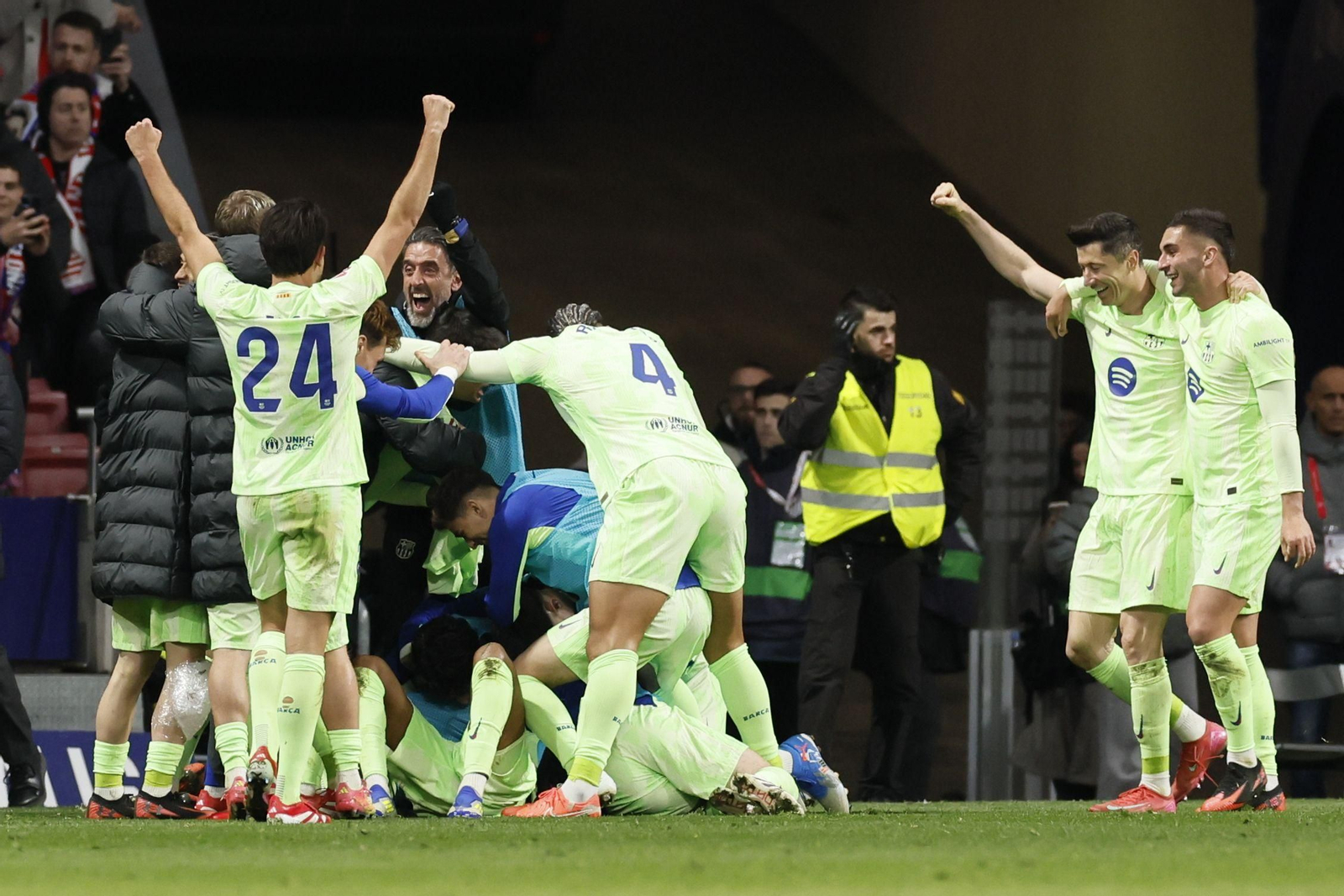 Las fotos de la remontada en el Atlético - Barcelona