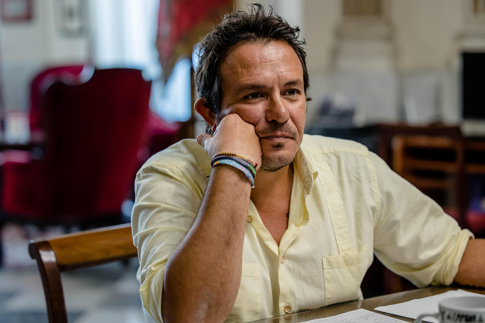 González, durante la entrevista con Diario de Cádiz.