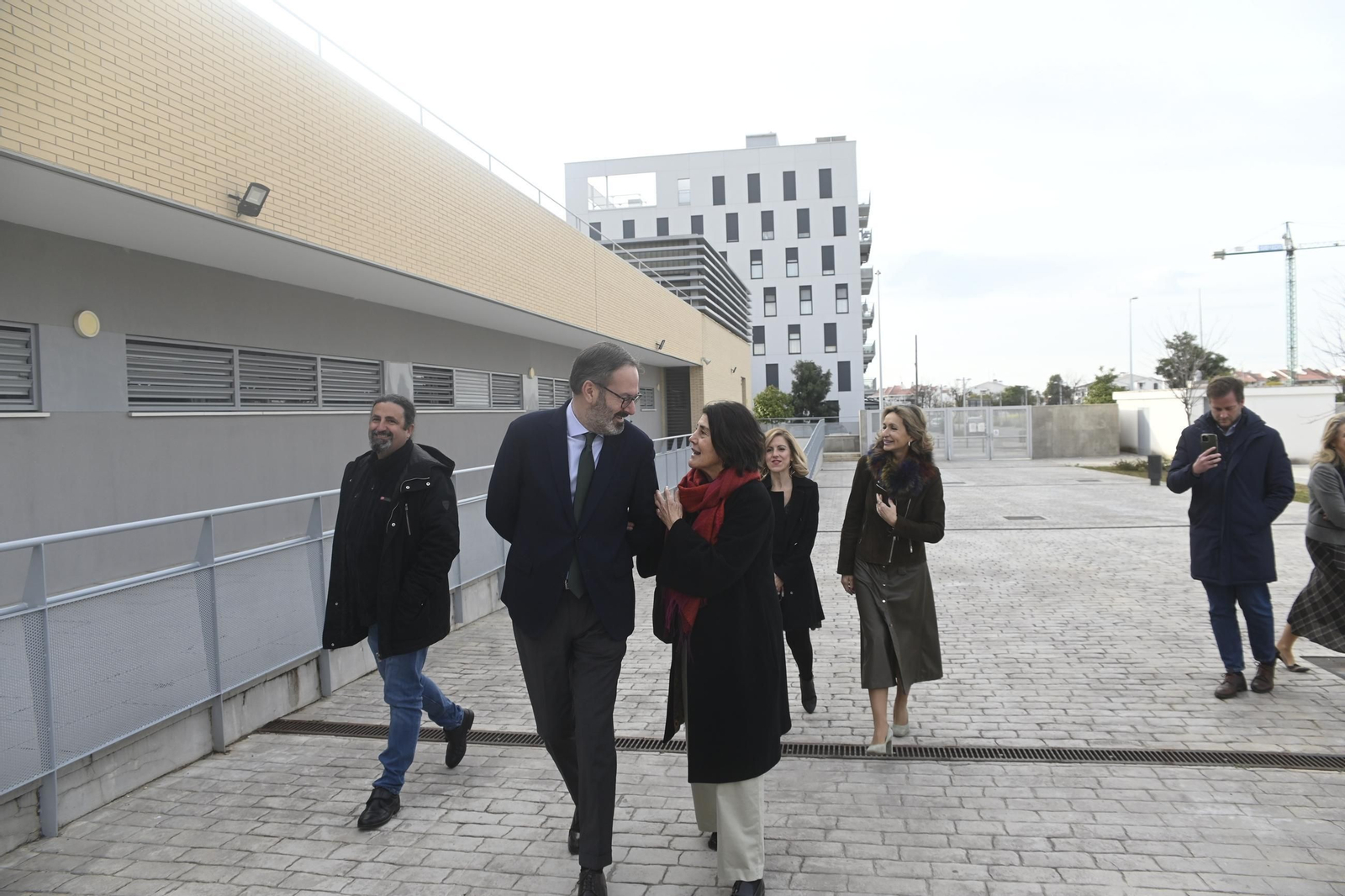 La visita de Casiana Muñoz al instituto de Córdoba que lleva su nombre, en imágenes