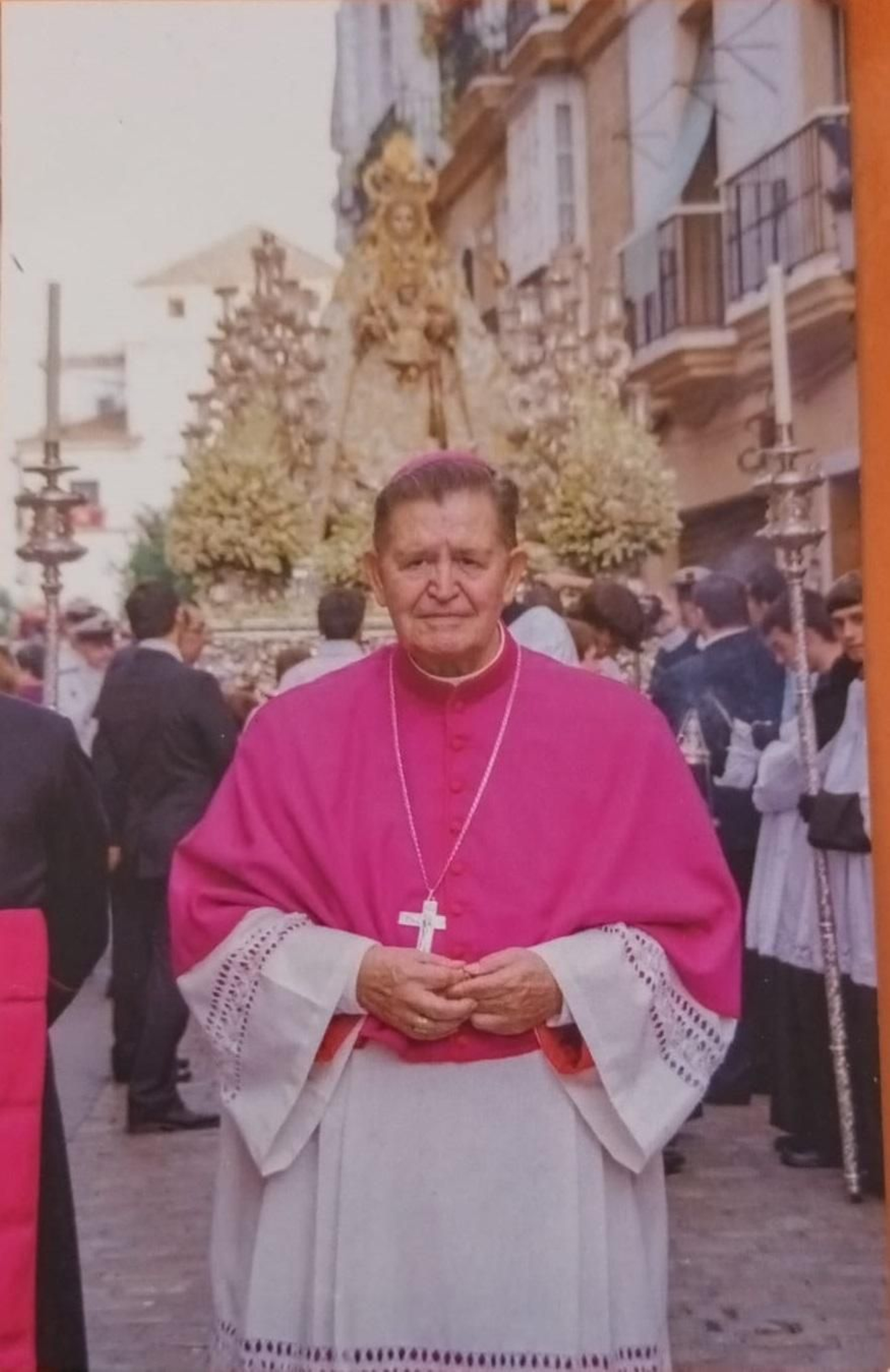 La estampa en recuerdo de Antonio Ceballos editada por los padres dominicos.