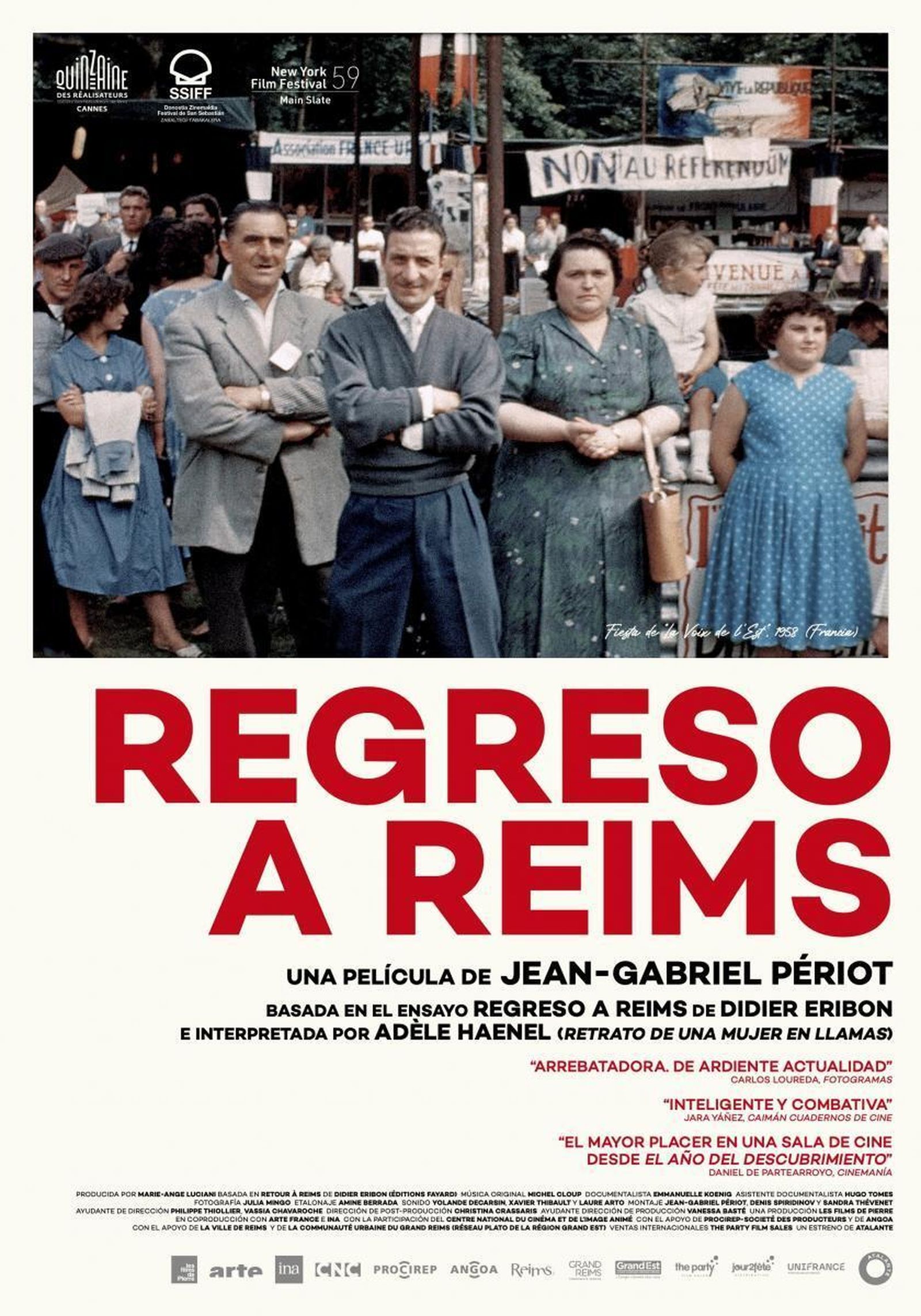 Cartel de la película 'Regreso a Reims'.