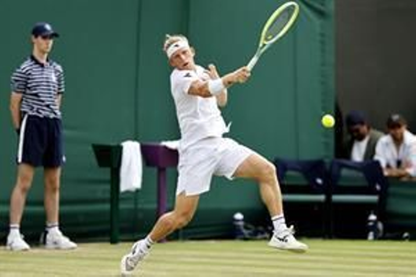 Alejandro Davidovich-Holger Rune de Wimbledon, en imágenes