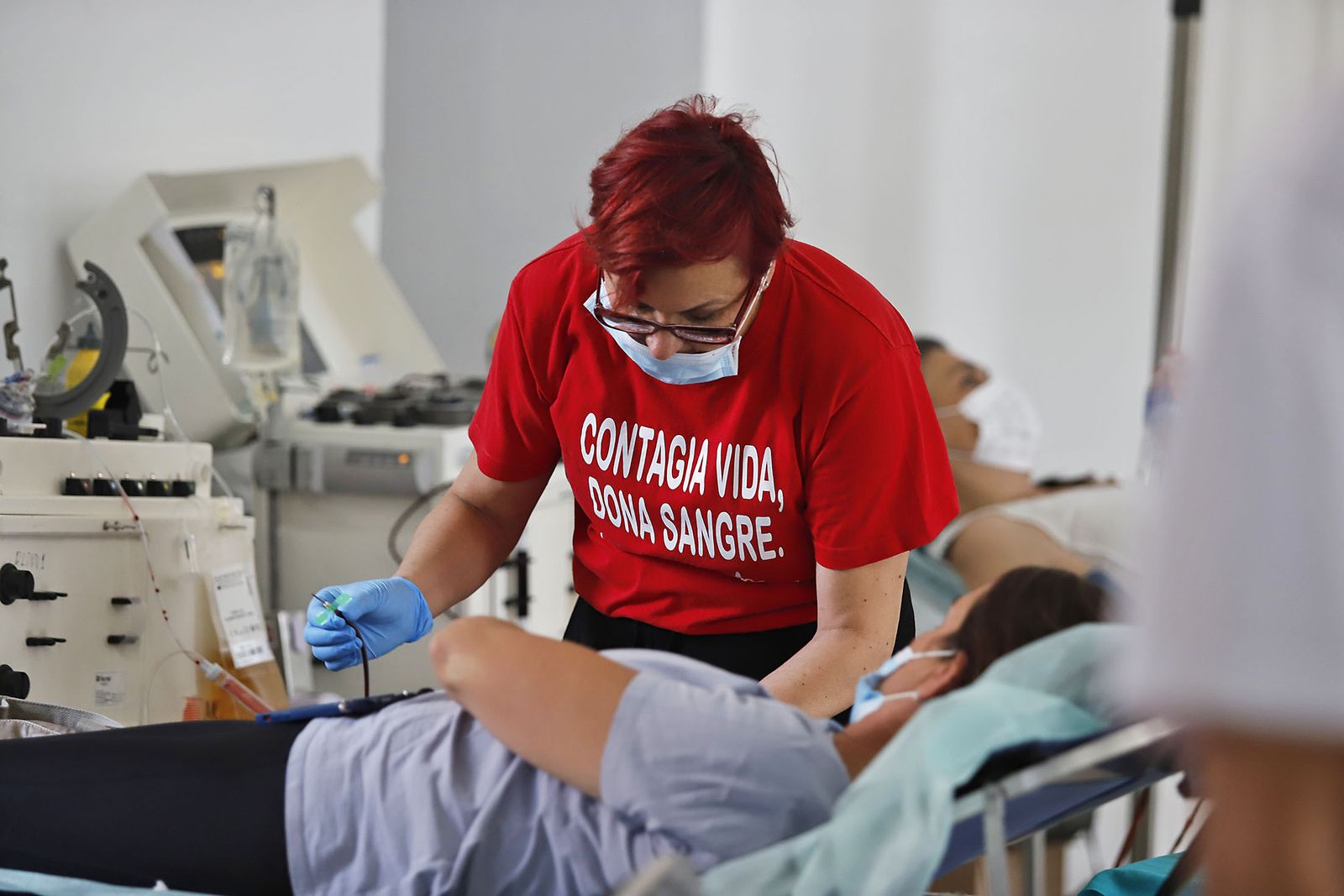 Imágenes de la Macrocolecta de sangre en la Casa Colón