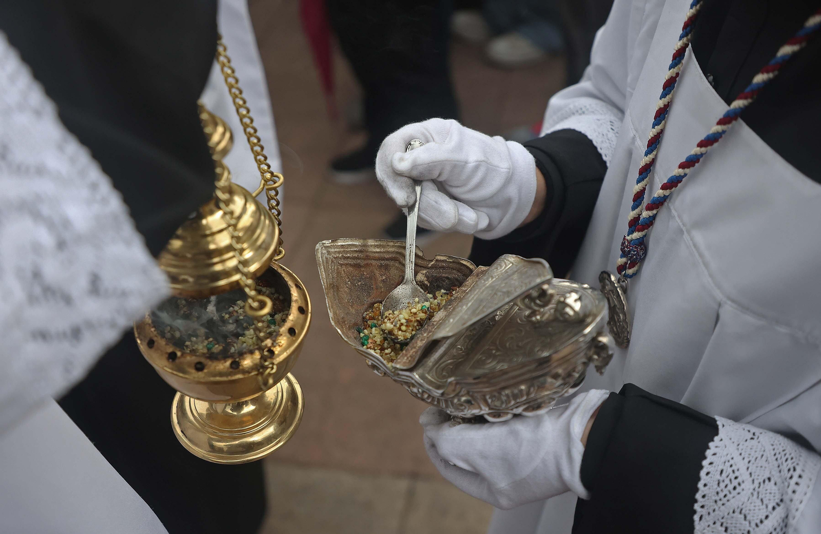 Fotos del Jueves Santo en Algeciras: Tres Caídas y Nazareno