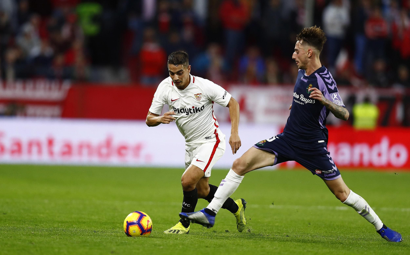 El Sevilla-Valladolid, en imágenes