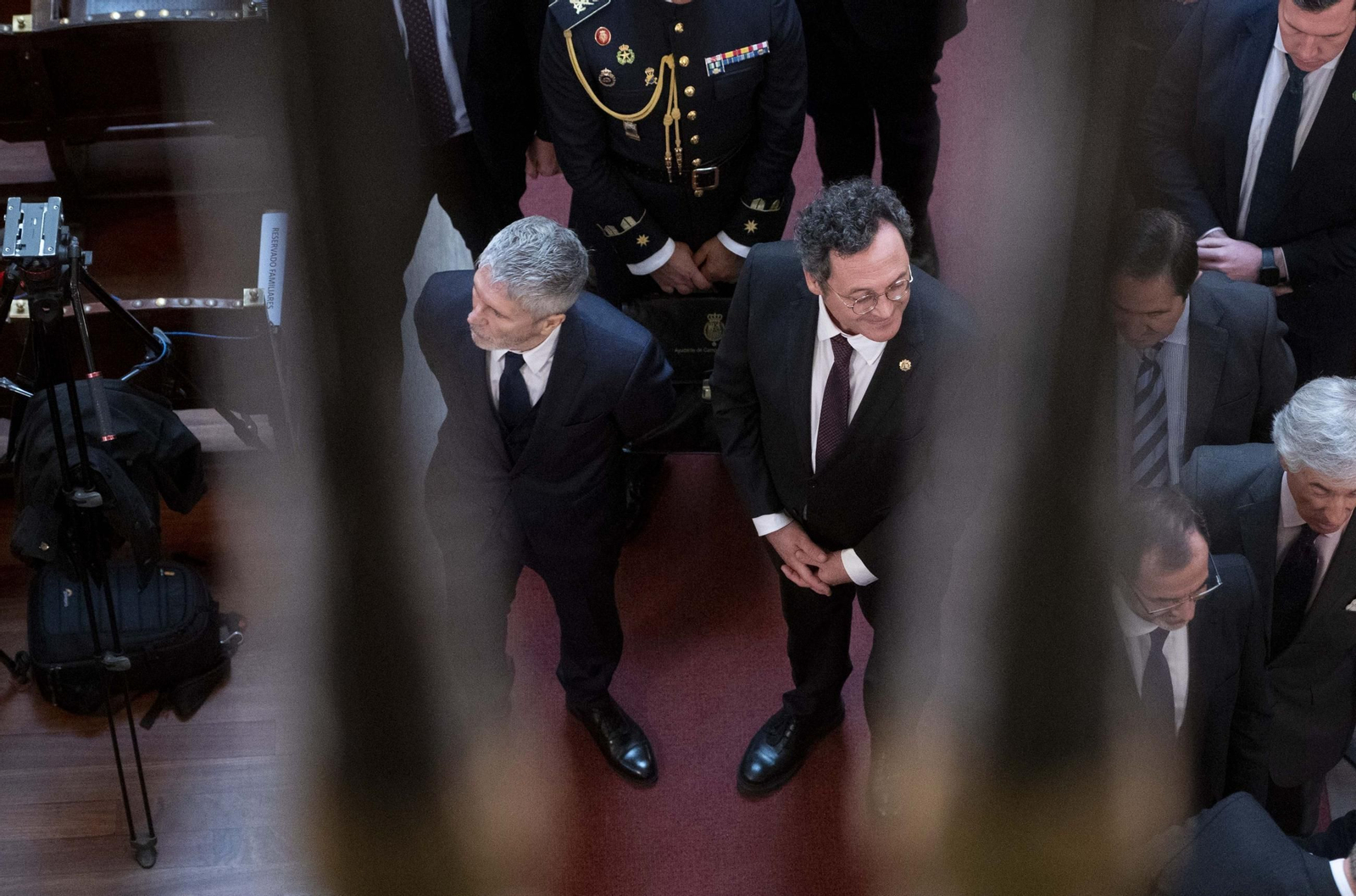 El fiscal general del Estado, Álvaro García Ortiz, junto al ministro del Interior, Fernando Grande-Marlaska.