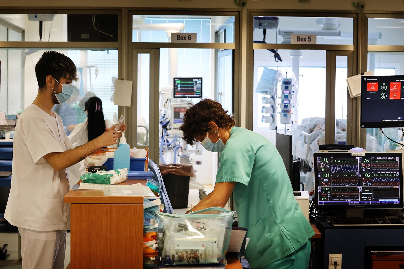 Imágenes de la UCI del Hospital Infanta Elena en Huelva