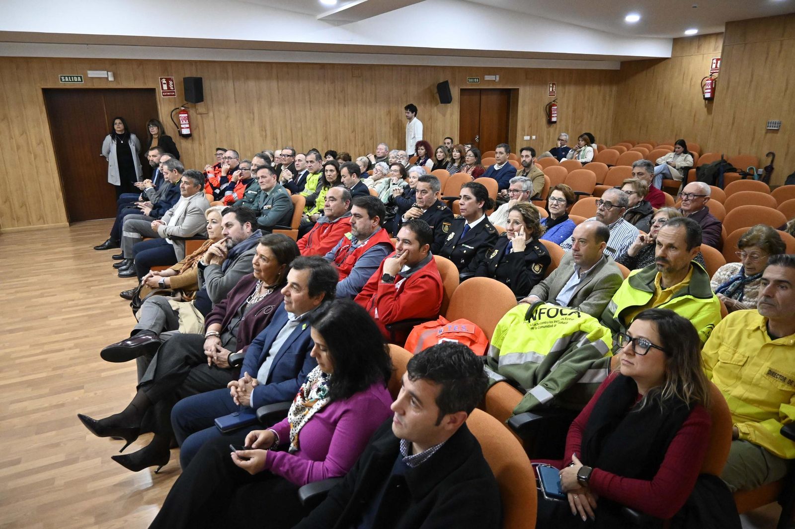 Imágenes del reconocimiento a las entidades que participaron en la emergencia de Cueva de la Mora