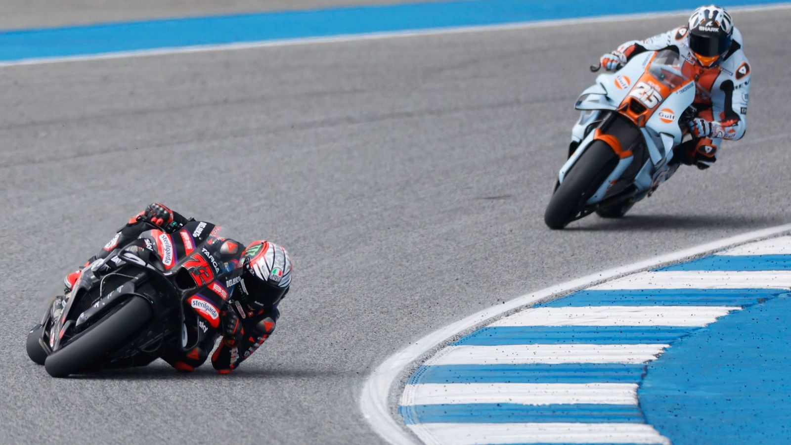 Marco Bezzecchi en el Gran Premio de Tailandia.
