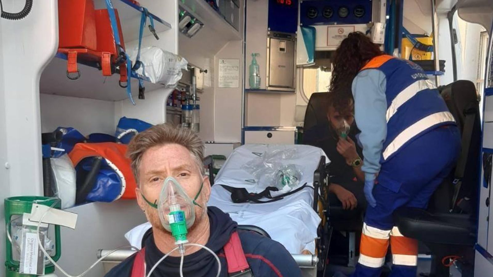 Bomberos de Andújar asistidos.