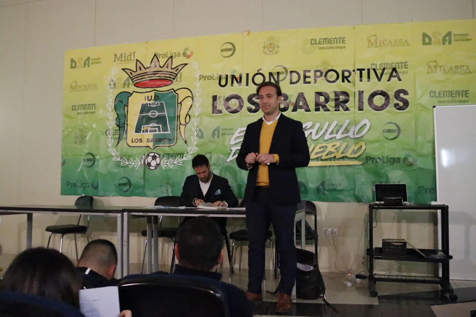 El presidente de la UD Los Barrios, Álvaro Moya.