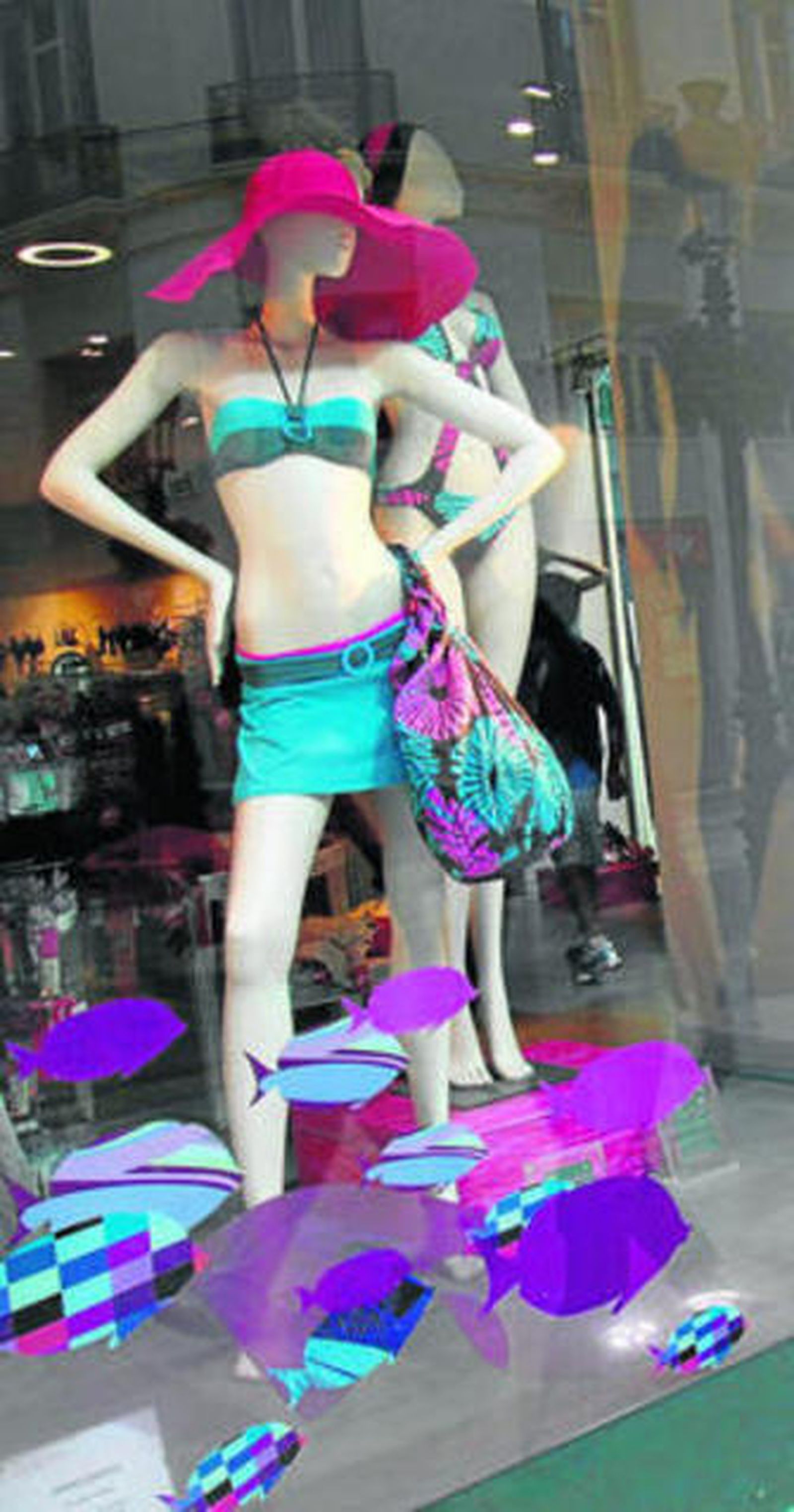 Bikinis con corte de los ochenta