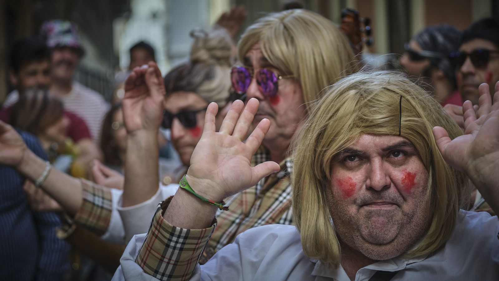 Las fotos del ambiente callejero durante el Carnaval Chiquito