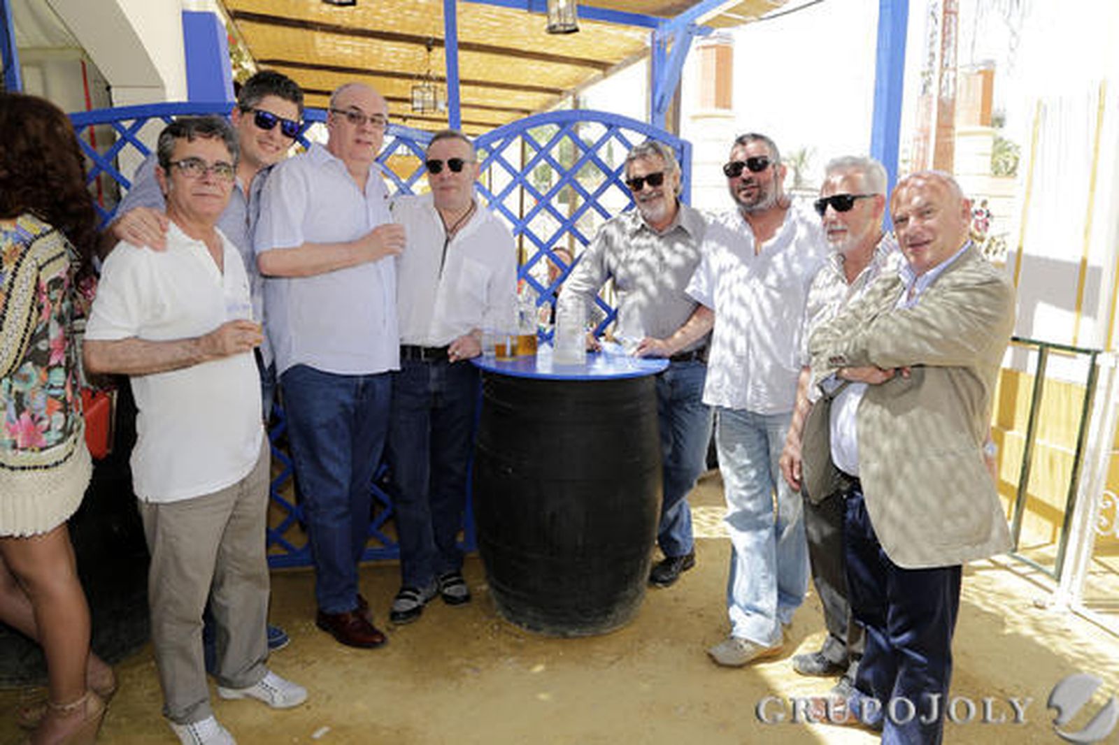 uan Ángel González de la Calle, Tomás del Valle, Atilano y Alfonso Pacheco, Manuel Herrero, Chema Flores, Antonio Ripalda y Bernardo Palomo.

Foto: Manuel Aranda
